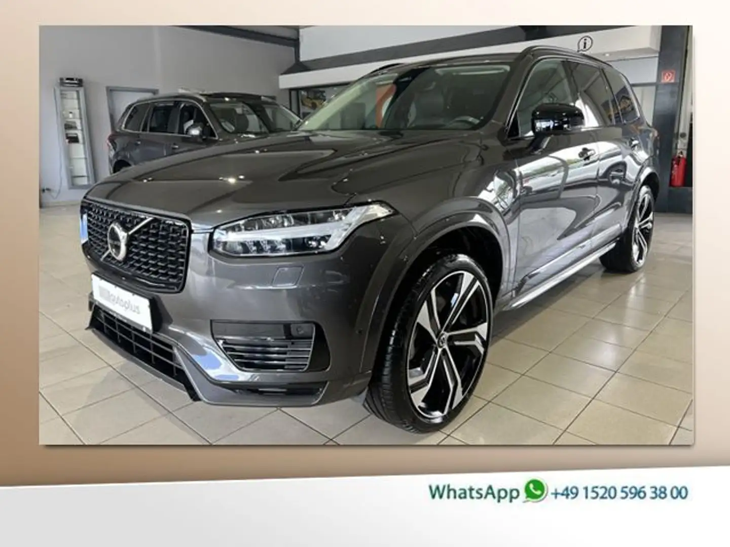 Volvo XC90 T8 Ultra Dark Recharge AWD B&W Massage 22" Gris - 1