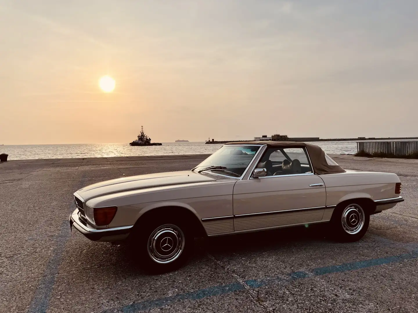 Mercedes-Benz SL 350 R 107 Bej - 1