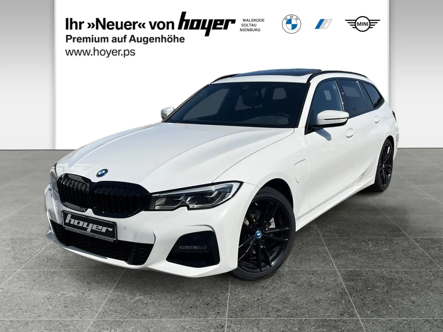 BMW 320 e Touring M Sport HiFi DAB WLAN Pano.Dach Blanc - 1