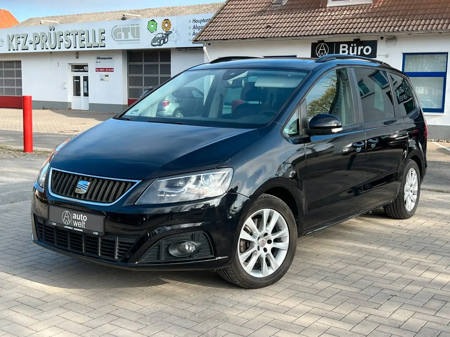SEAT Alhambra 2.0 TDI+DSG+AHK+Navi+Xenon+Tüv neu Negro - 1