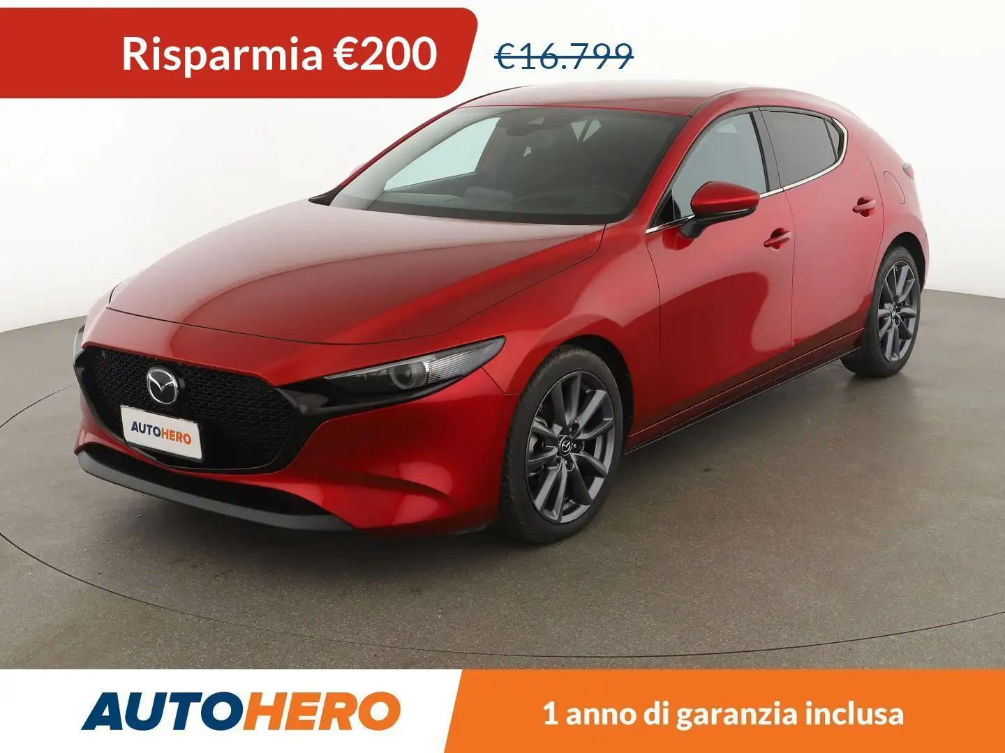 Mazda 3 2.0 Executive MHEV Piros - 1