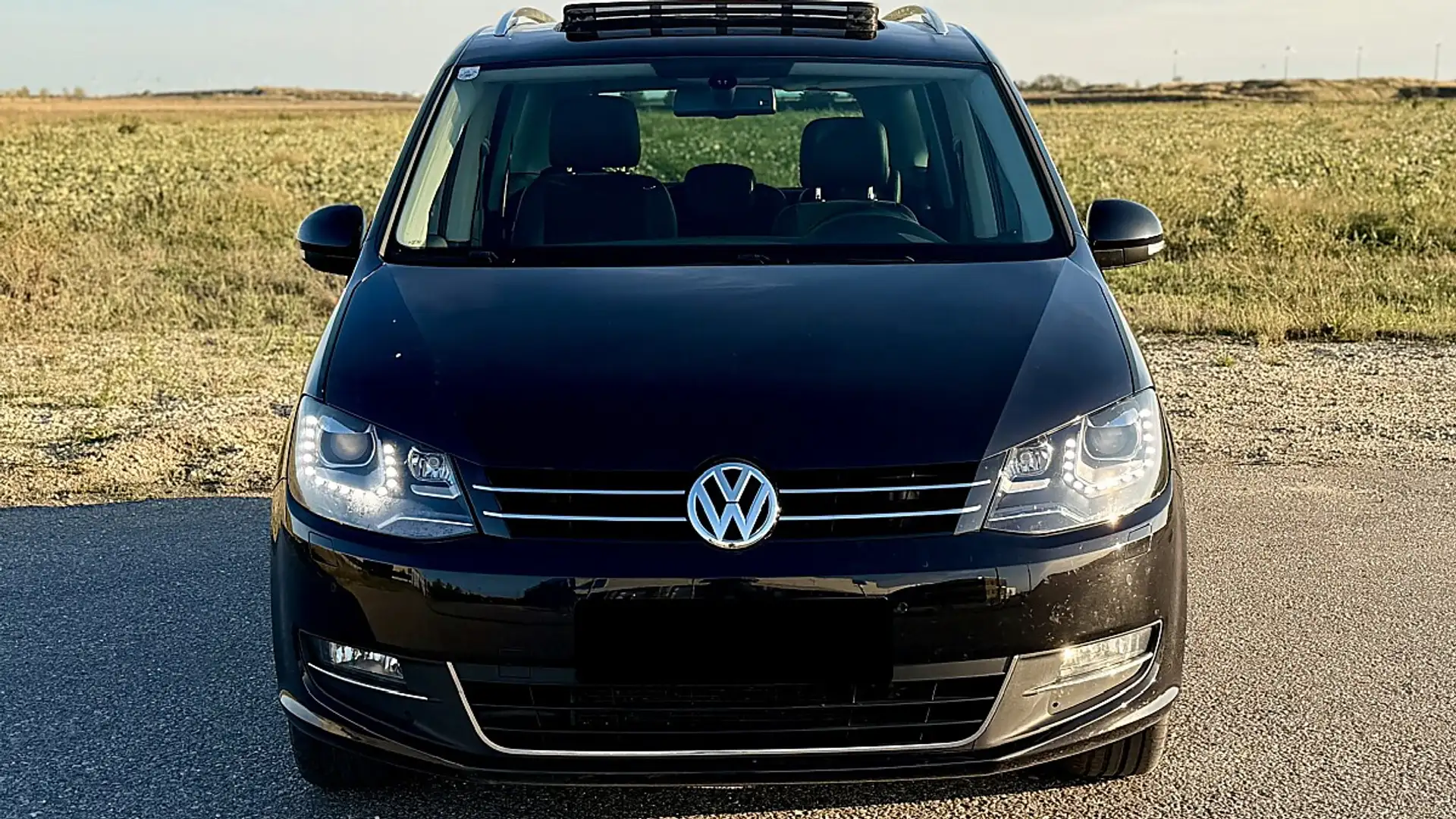 Volkswagen Sharan 2.0 TDI Sky 4Motion BlueMotion Tech *8.Fach Ber... Schwarz - 2