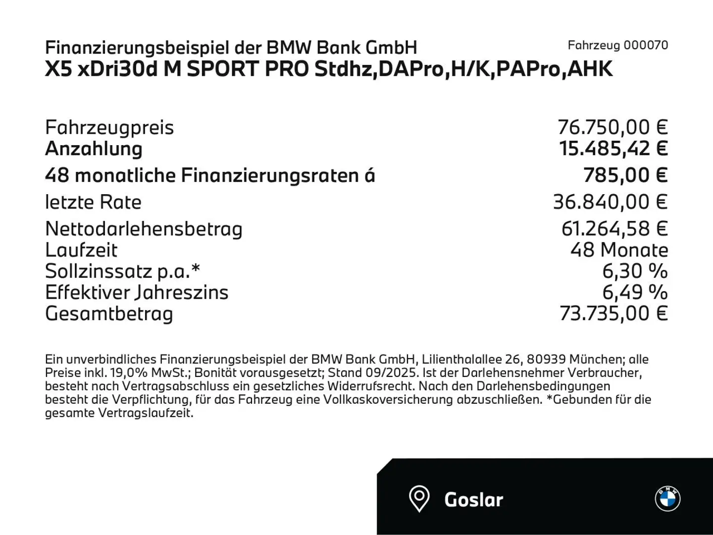 BMW X5 xDri30d M SPORT PRO Stdhz,DAPro,H/K,PAPro,AHK Blau - 2