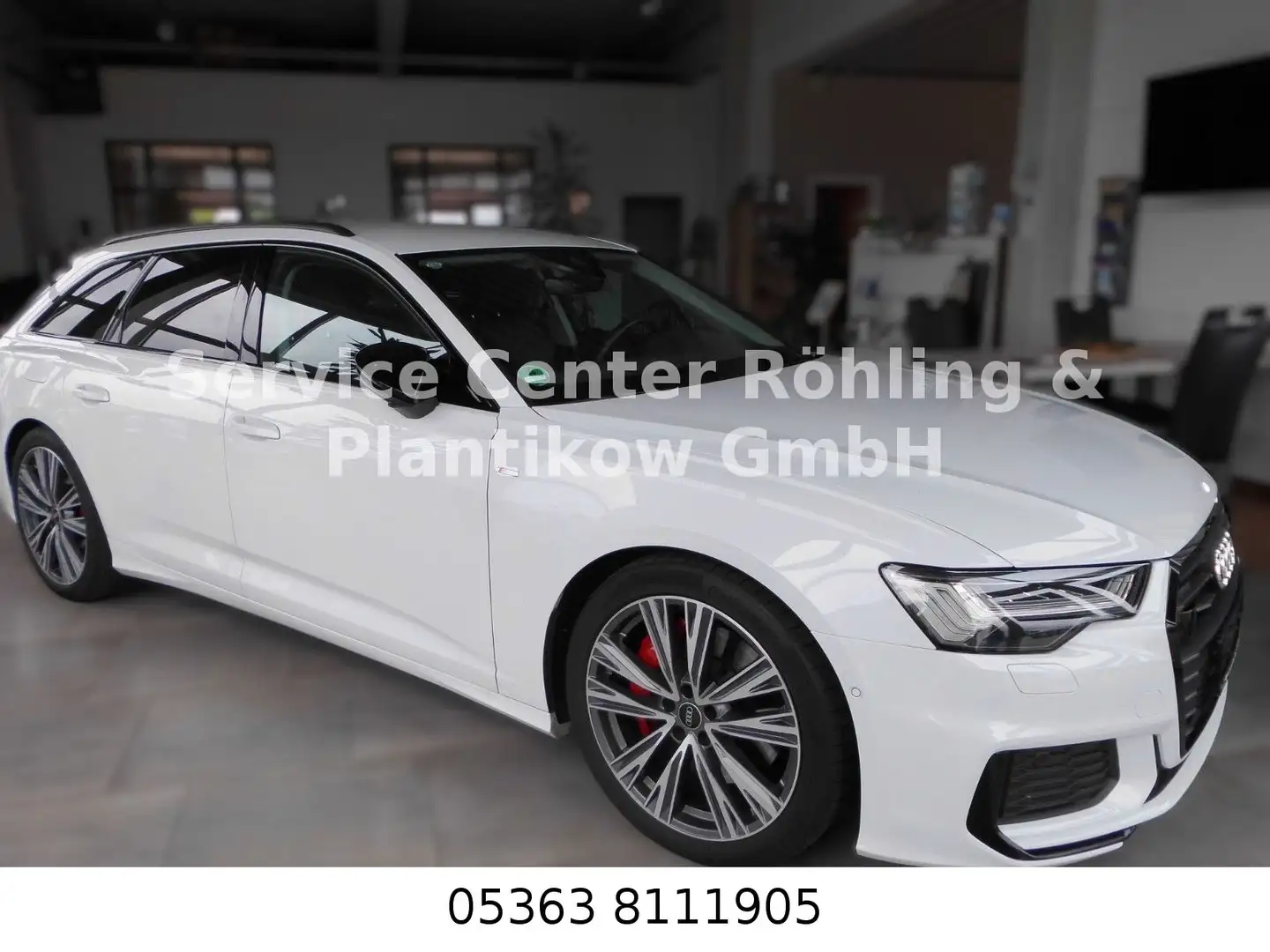 Audi A6 Avant 55 TFSI e quattro sport Blanc - 2