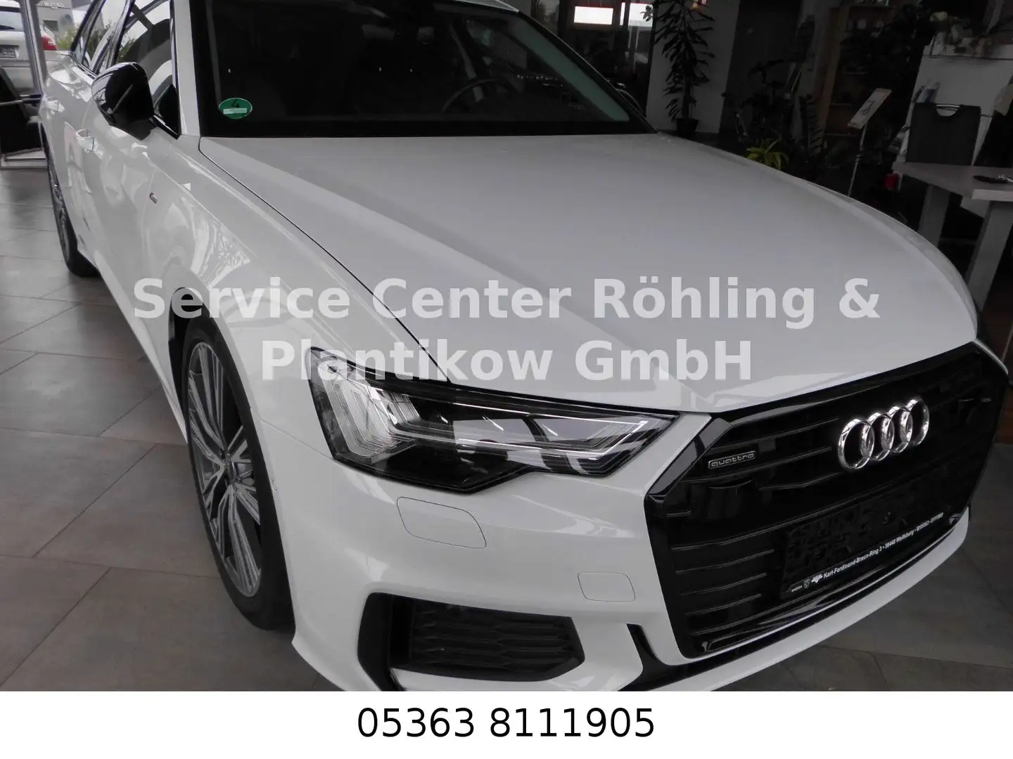 Audi A6 Avant 55 TFSI e quattro sport Blanc - 1