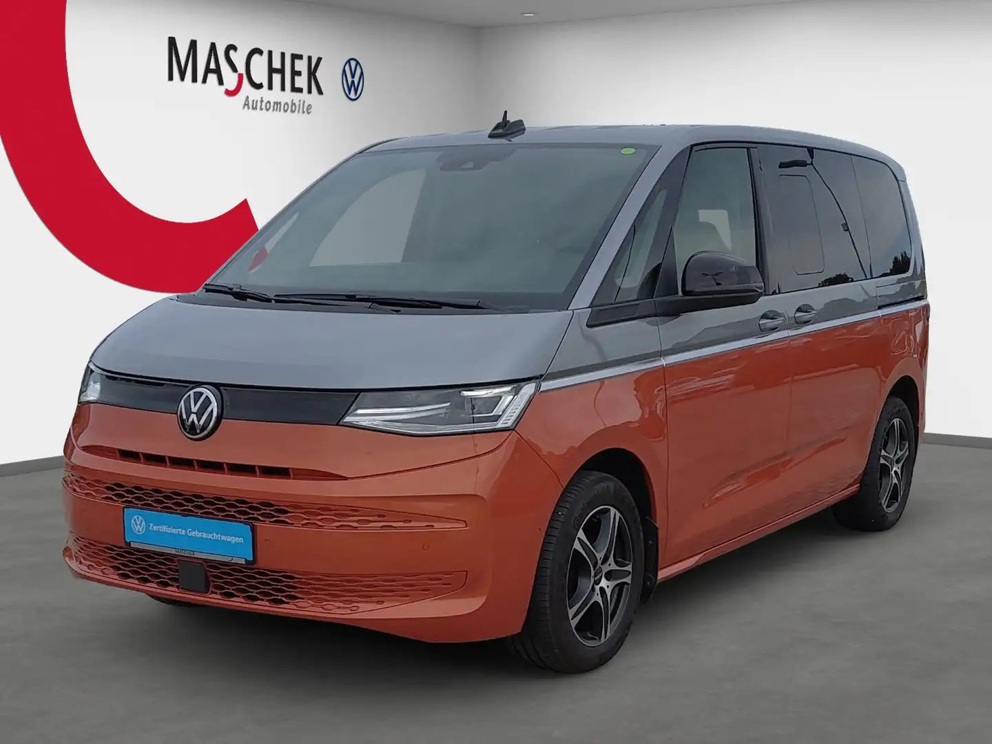 Volkswagen T7 Multivan KÜ 2.0 TDI AHK Matrix PDC ACC VC Navi AHK ACC AUT Silber - 1
