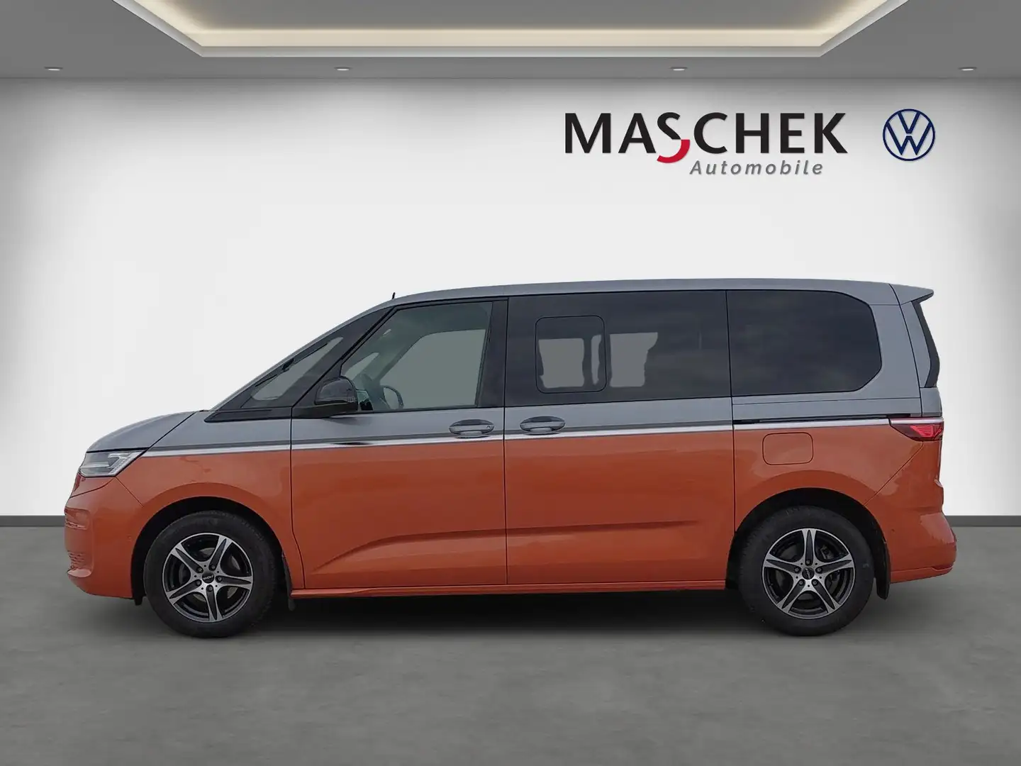 Volkswagen T7 Multivan KÜ 2.0 TDI AHK Matrix PDC ACC VC Navi AHK ACC AUT Silber - 2