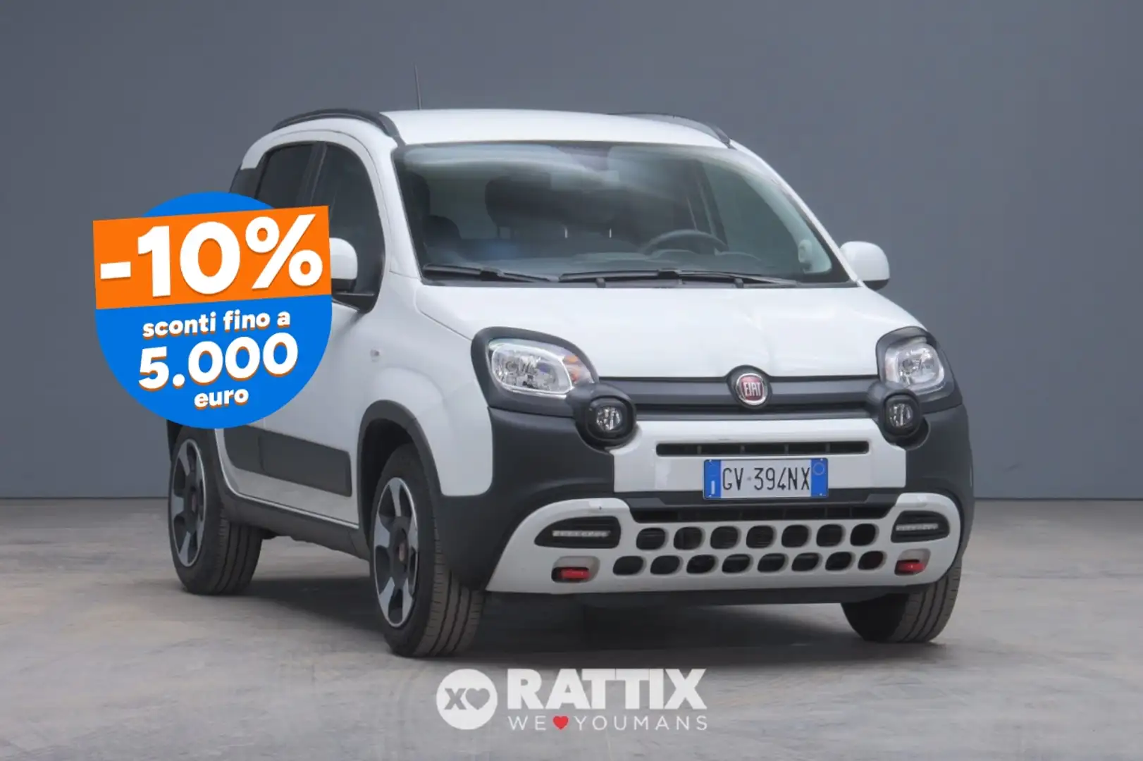 Fiat Panda 1.0 Firefly Hybrid 70CV Cross 5p.ti Bianco - 1