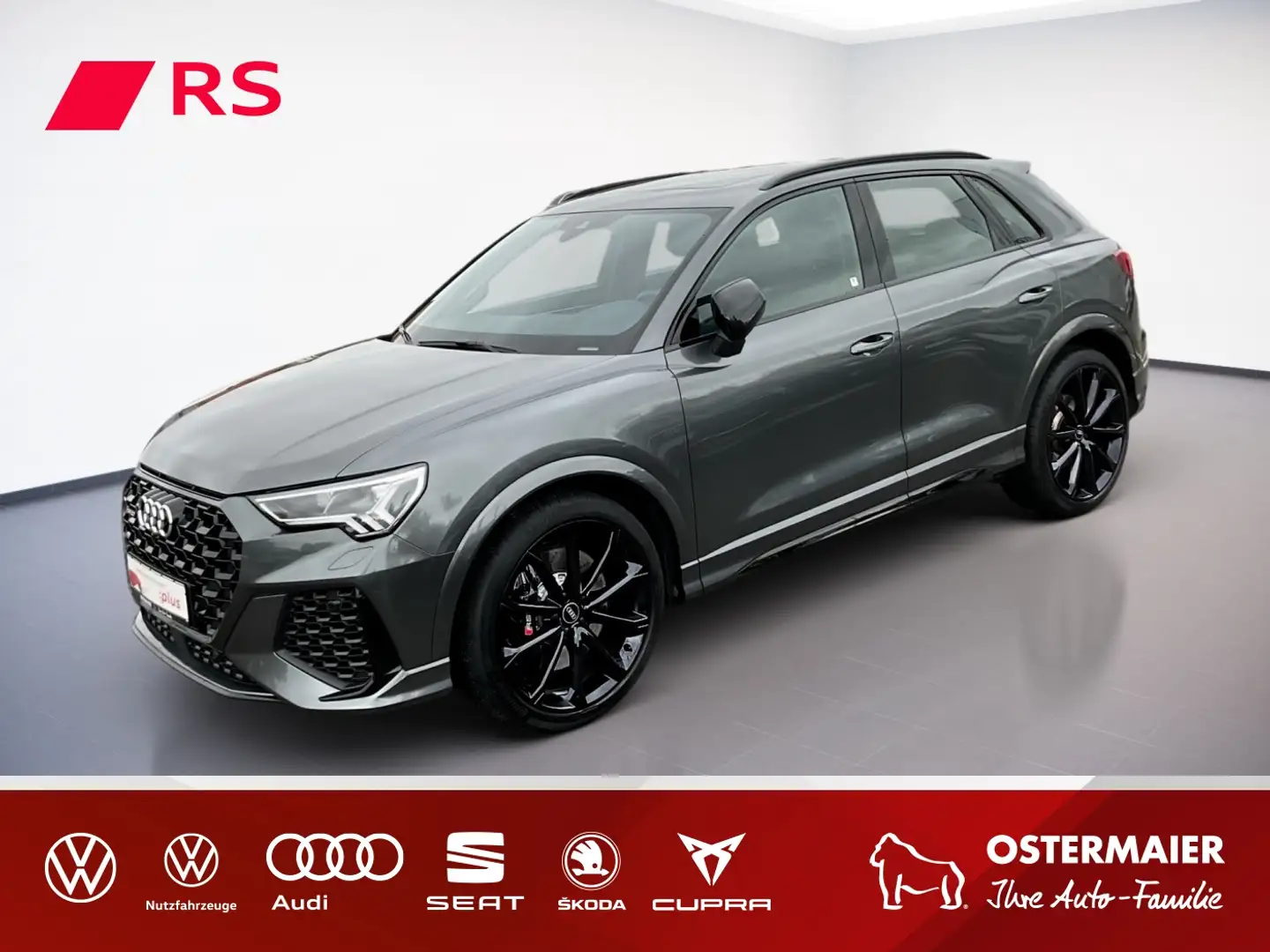 Audi RS Q3 2.5TFSI 400PS QUATTRO VIRTUAL.SHZG.2xPDC.LED Grijs - 1