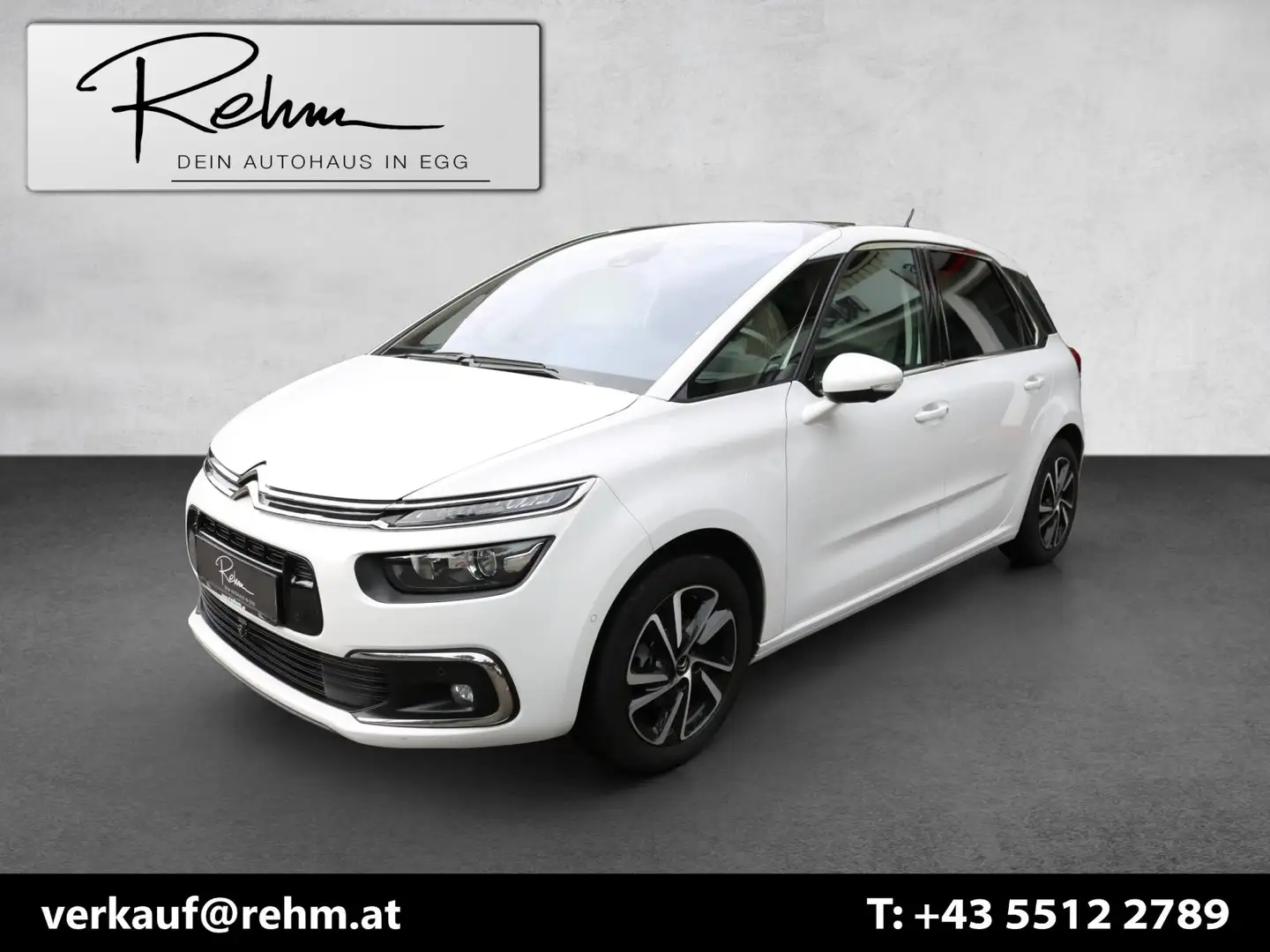 Citroen C4 SpaceTourer PureTech 130 Shine EAT8 Xenon RFK Pano Weiß - 1