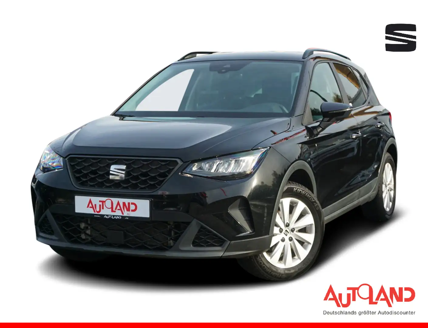 SEAT Arona 1.0 TSI Style LED Navi SmartLink PDC Klima Schwarz - 1