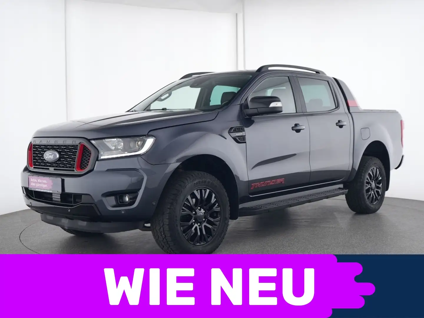 Ford Ranger Panther Wildtrak LED|AHK|Kamera|Navi|Leder Gris - 1