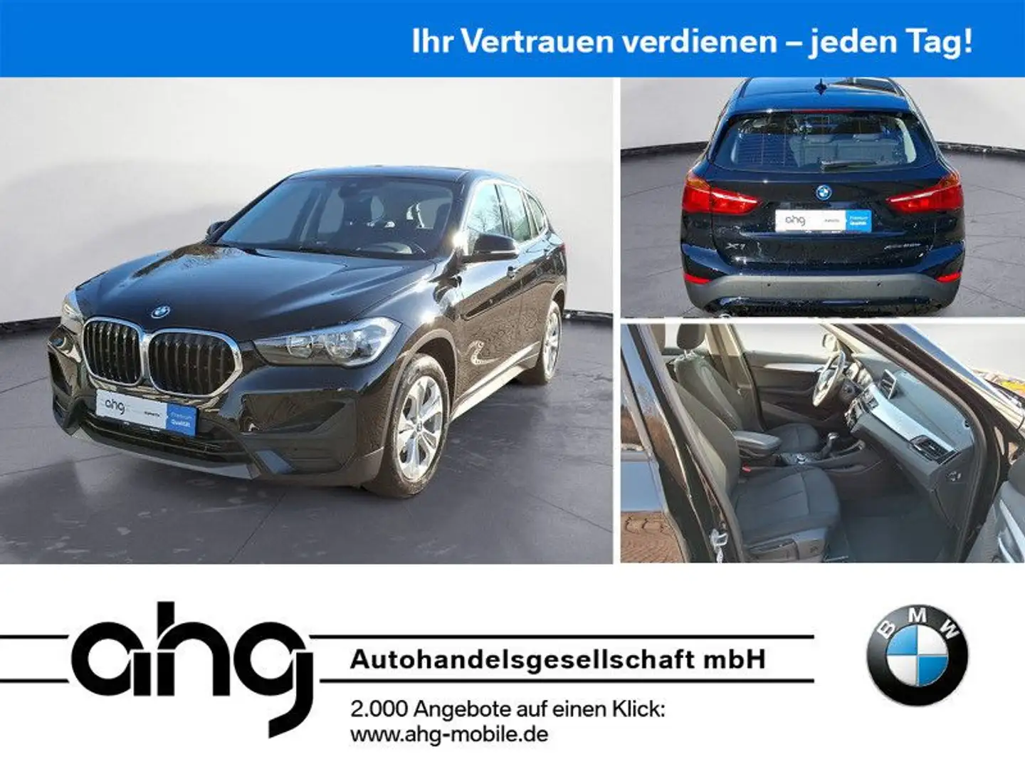 BMW X1 xDrive25e Advantage Steptronic Aut. Klimaaut. Schwarz - 1