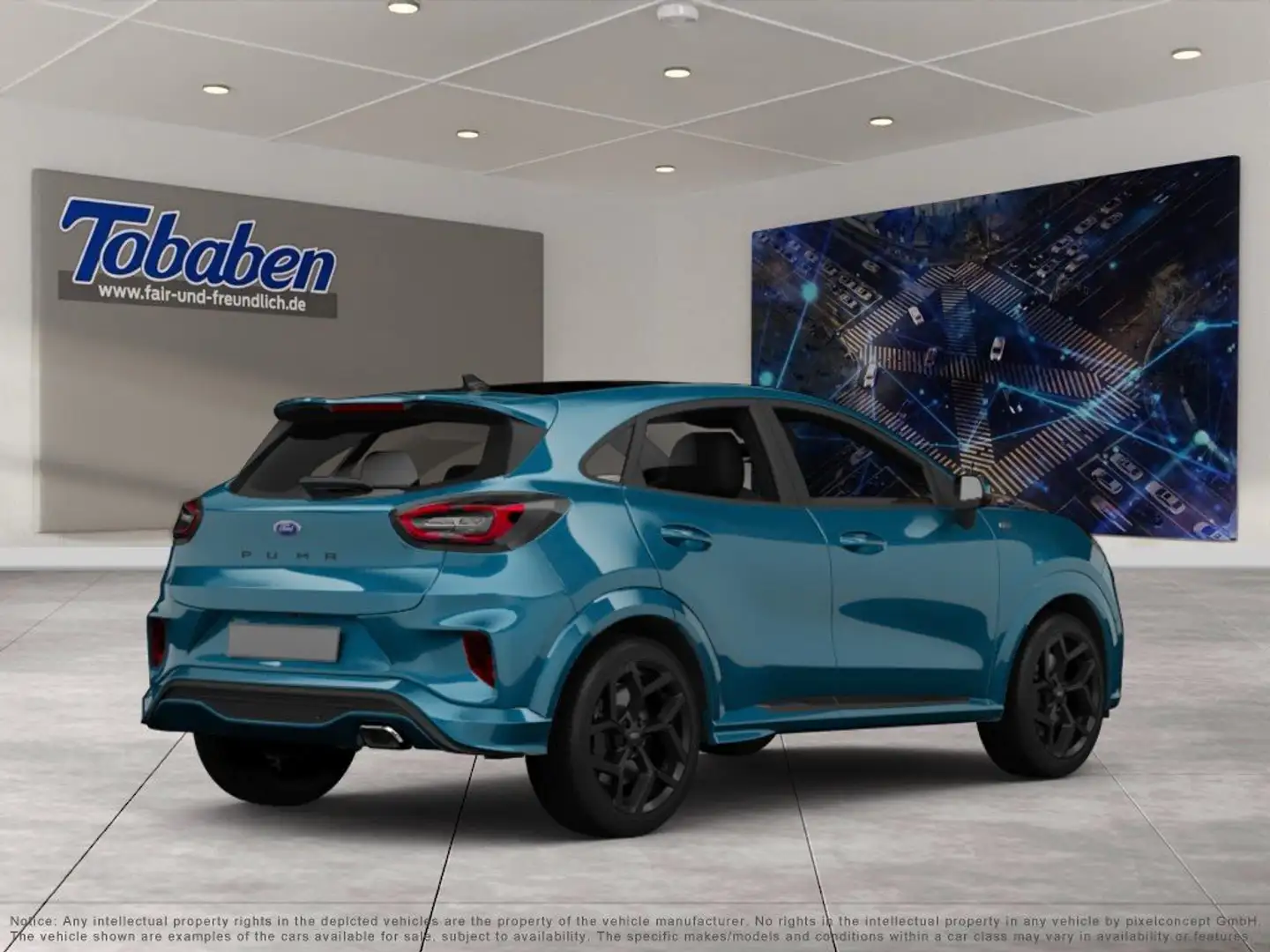 Ford Puma ST-Line Winterpaket+Tempom.+Klima+AB Blau - 2