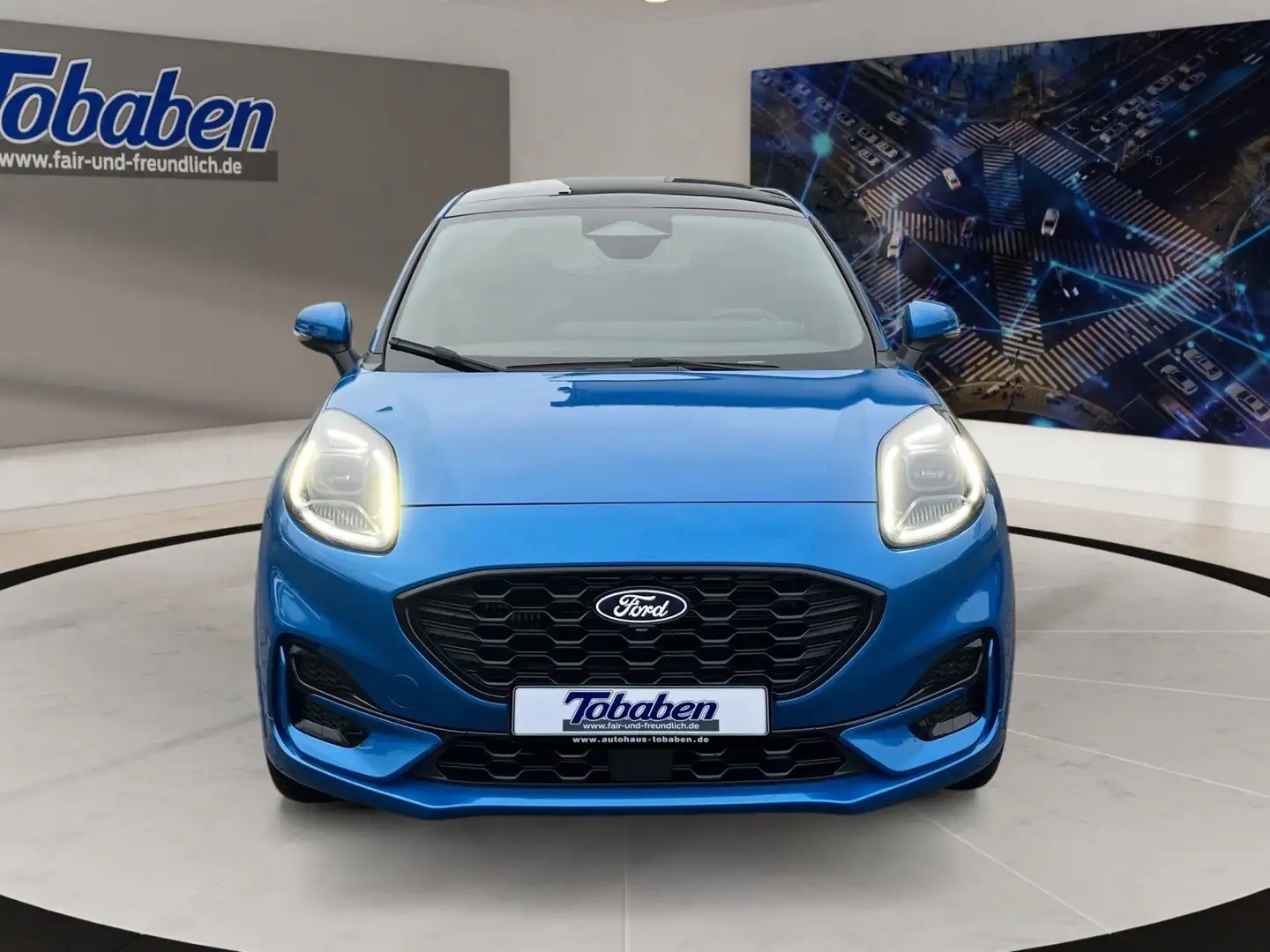 Ford Puma ST-Line Winterpaket+Tempom.+Klima+AB Blau - 2