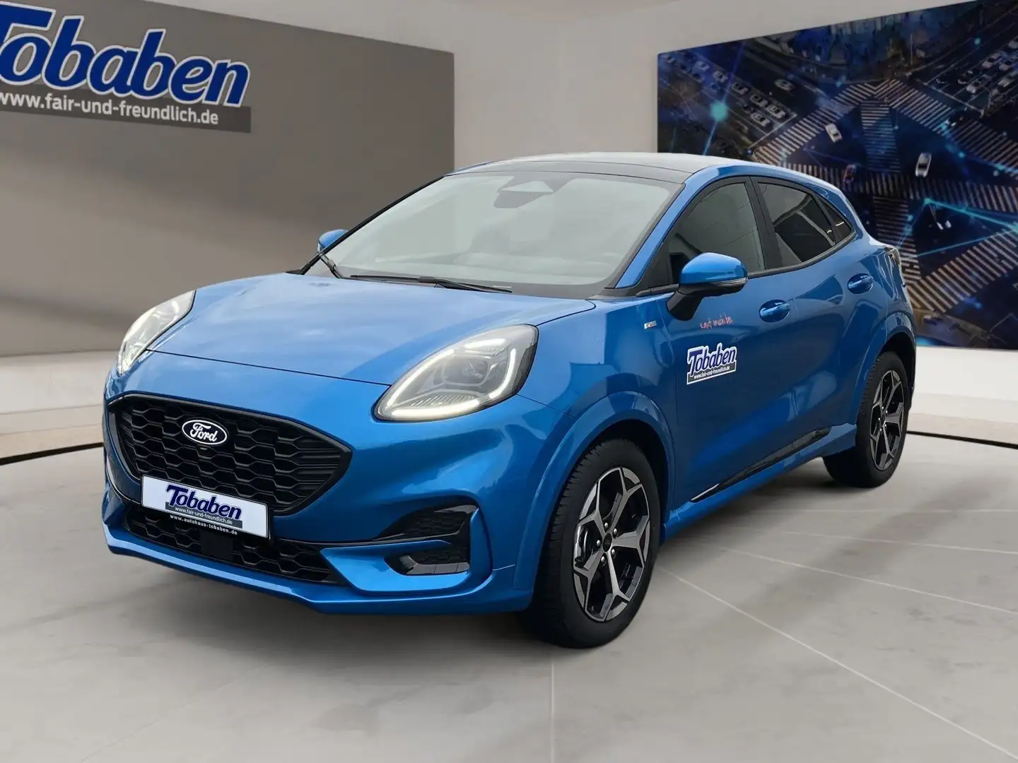 Ford Puma ST-Line Winterpaket+Tempom.+Klima+AB Blau - 1