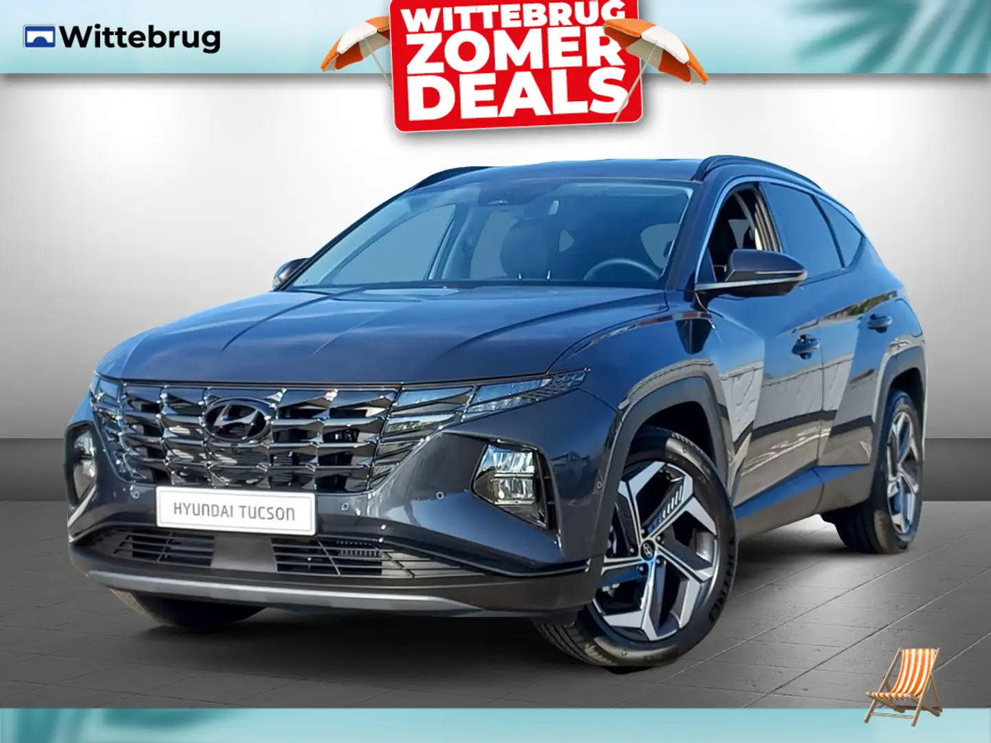 Hyundai TUCSON 1.6 T-GDI PHEV Premium 4WD Plug-In Hybride met Nav Grigio - 1
