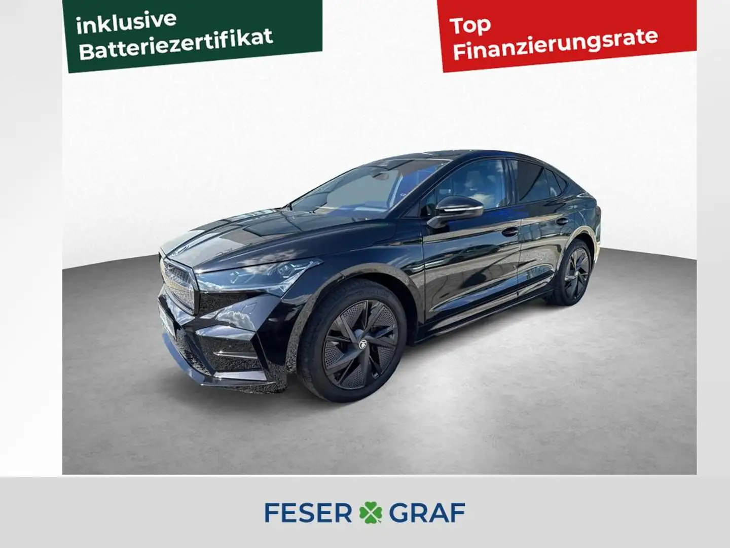 Skoda Enyaq RS Coupe 4x4 *ACC*KAMERA*NAVI Schwarz - 1