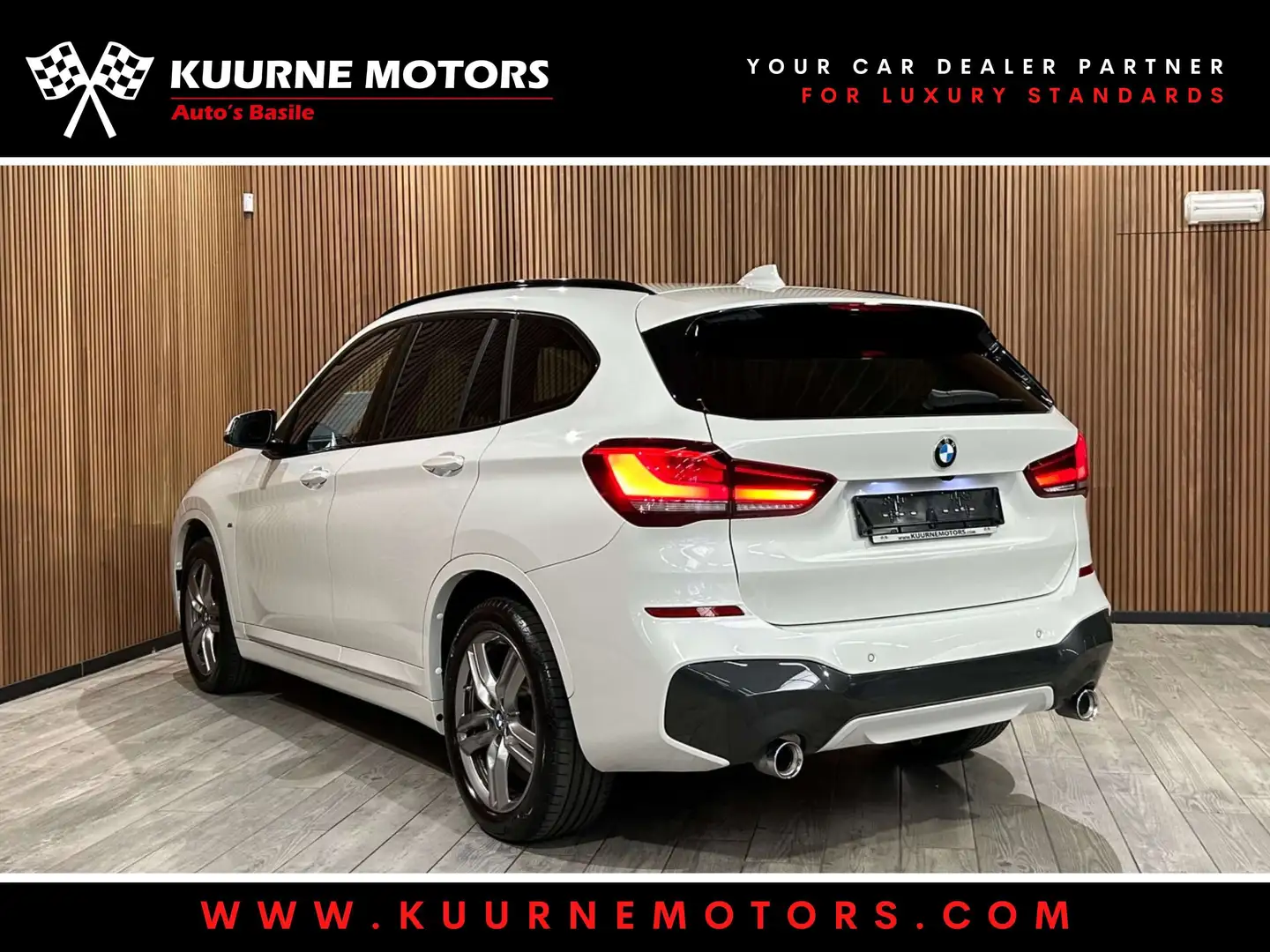 BMW X1 xDrive18dA M Pack Led/Pano/Cam/Gps *1j garantie* Blanc - 2
