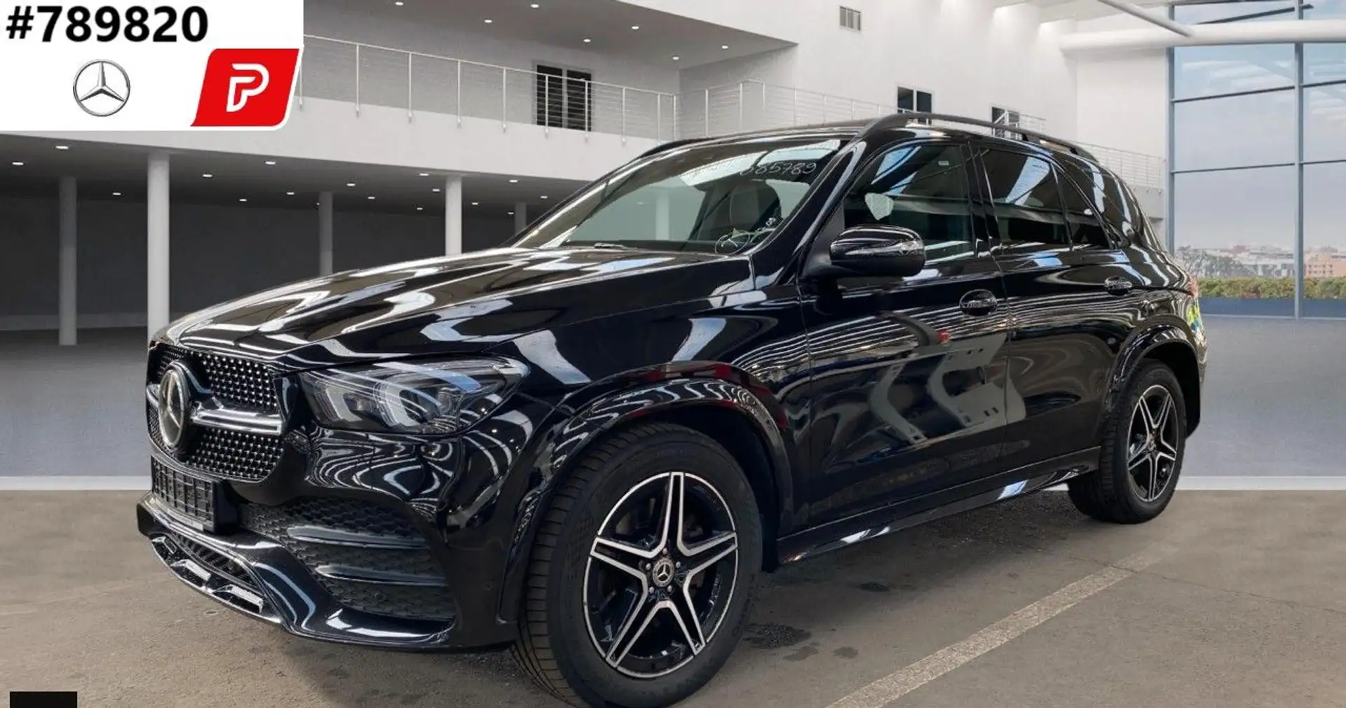 Mercedes-Benz GLE 450 4M AMG Line Pano Memory FahrAss Kam Schwarz - 1
