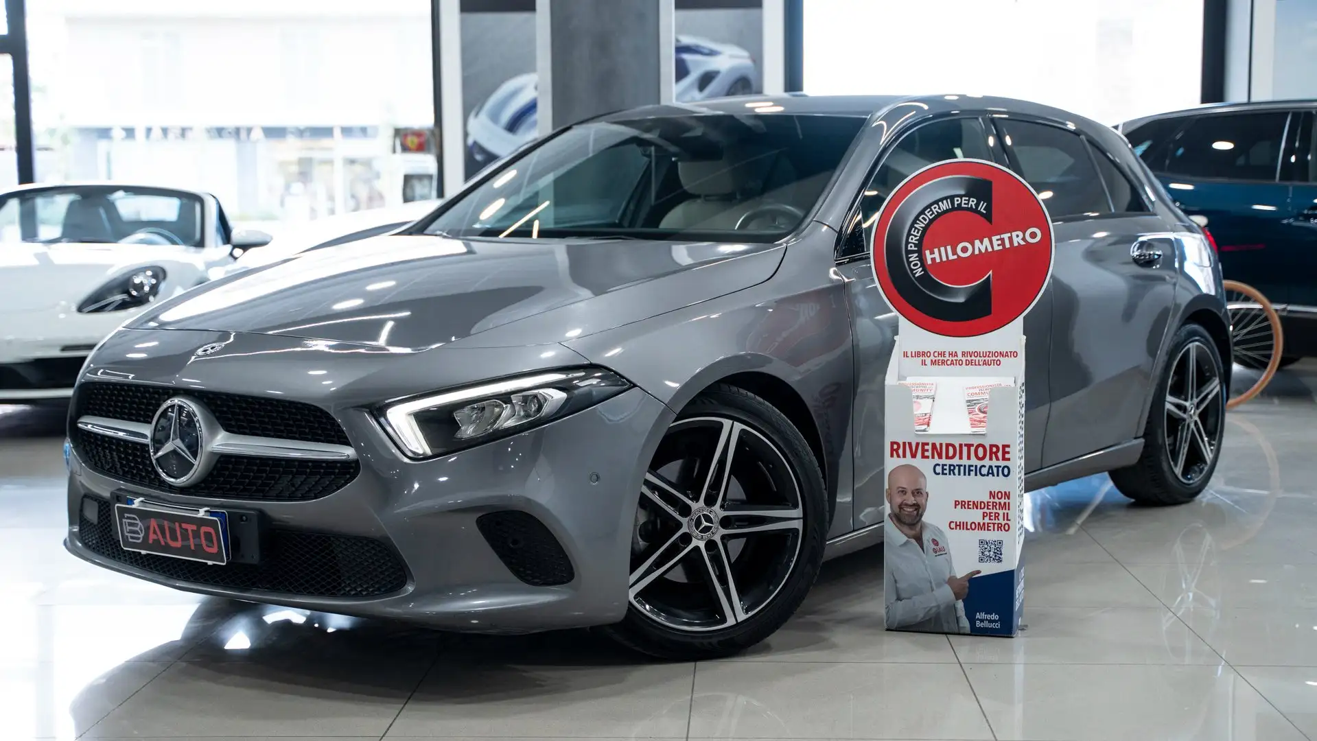 Mercedes-Benz A 180 D SPORT AUTO PACK LUCI PELLE NAVI XENO FULL OPTION Gris - 1