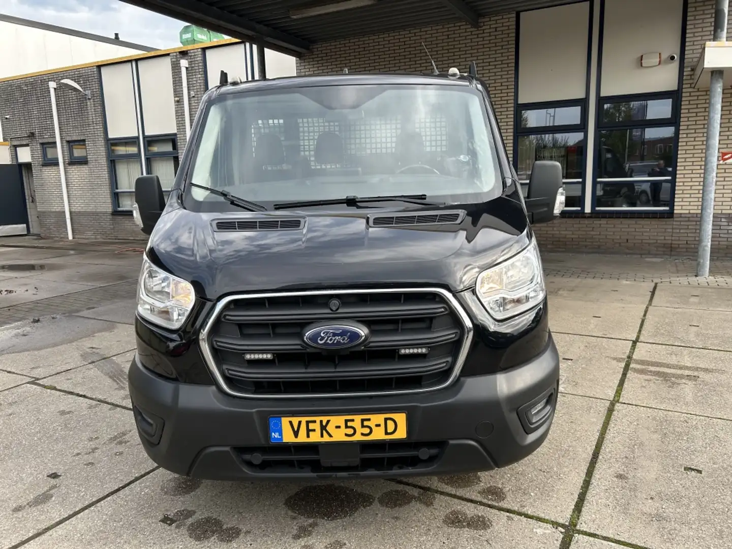 Ford Transit 350 2.0 TDCI L4 PICK UP OPEN LAADBAK Schwarz - 2