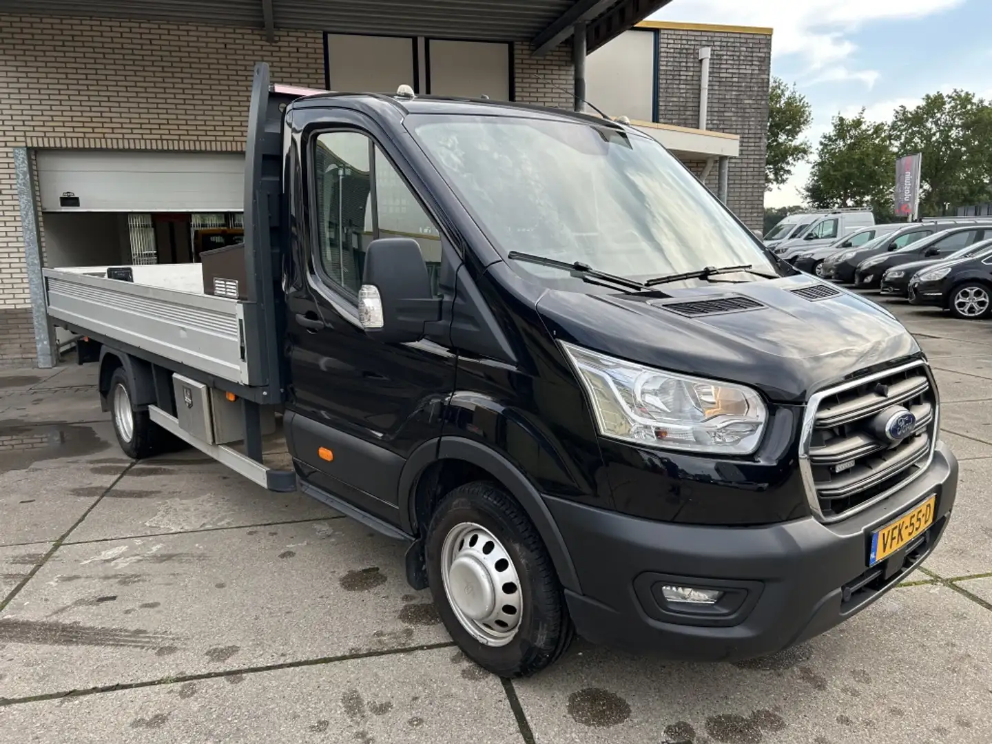 Ford Transit 350 2.0 TDCI L4 PICK UP OPEN LAADBAK Schwarz - 1