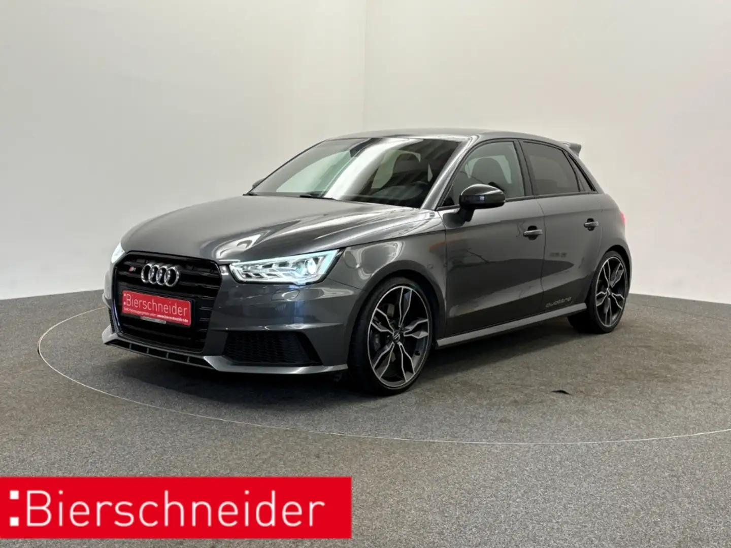 Audi S1 Sportback 2.0 TFSI qu. LED S-SITZE NAVI LEDER PDC Gri - 1
