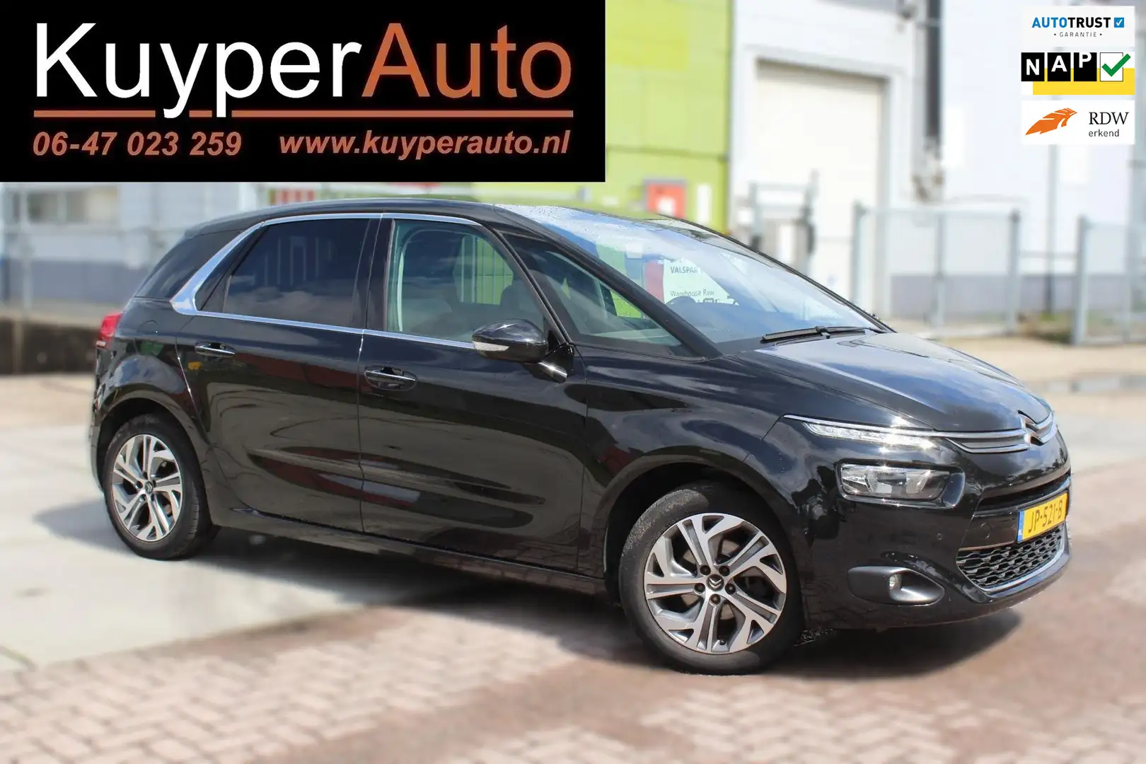 Citroen C4 Picasso 1.6 BlueHDi Intensive MULTI MEDIA CAMERA TREKHAAK Zwart - 1