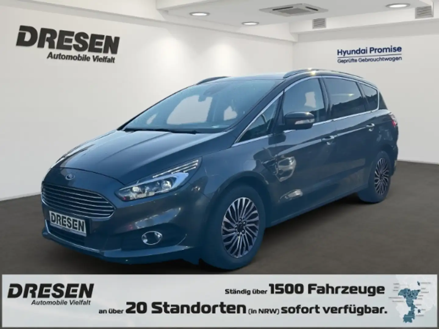 Ford S-Max Automatik Titanium 7-Sitzer Navi LED Blendfreies F Gris - 1