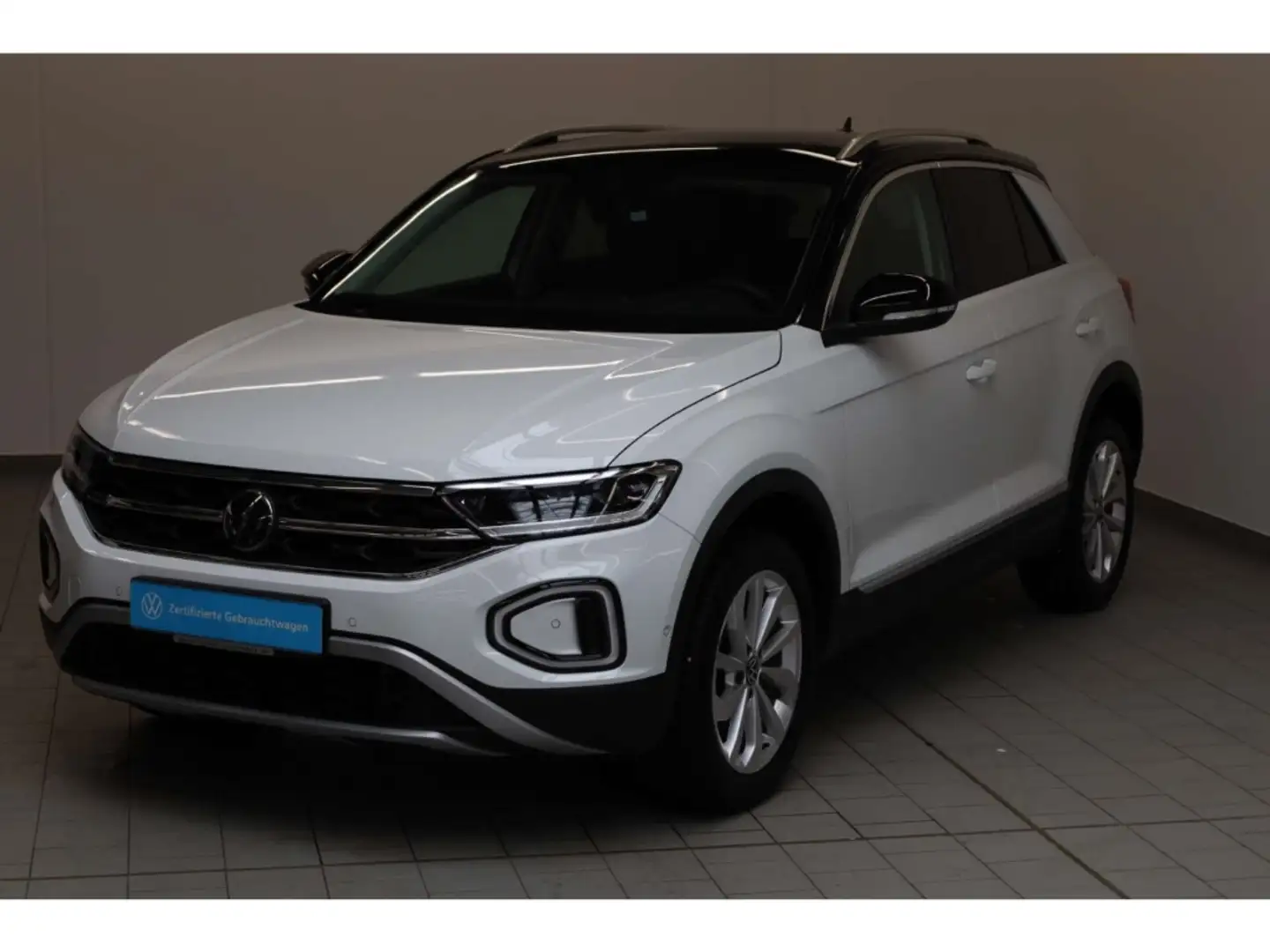 Volkswagen T-Roc 1.5 TSI Style DSG AHK/LED/NAV/ACC/PDC/SH Weiß - 2