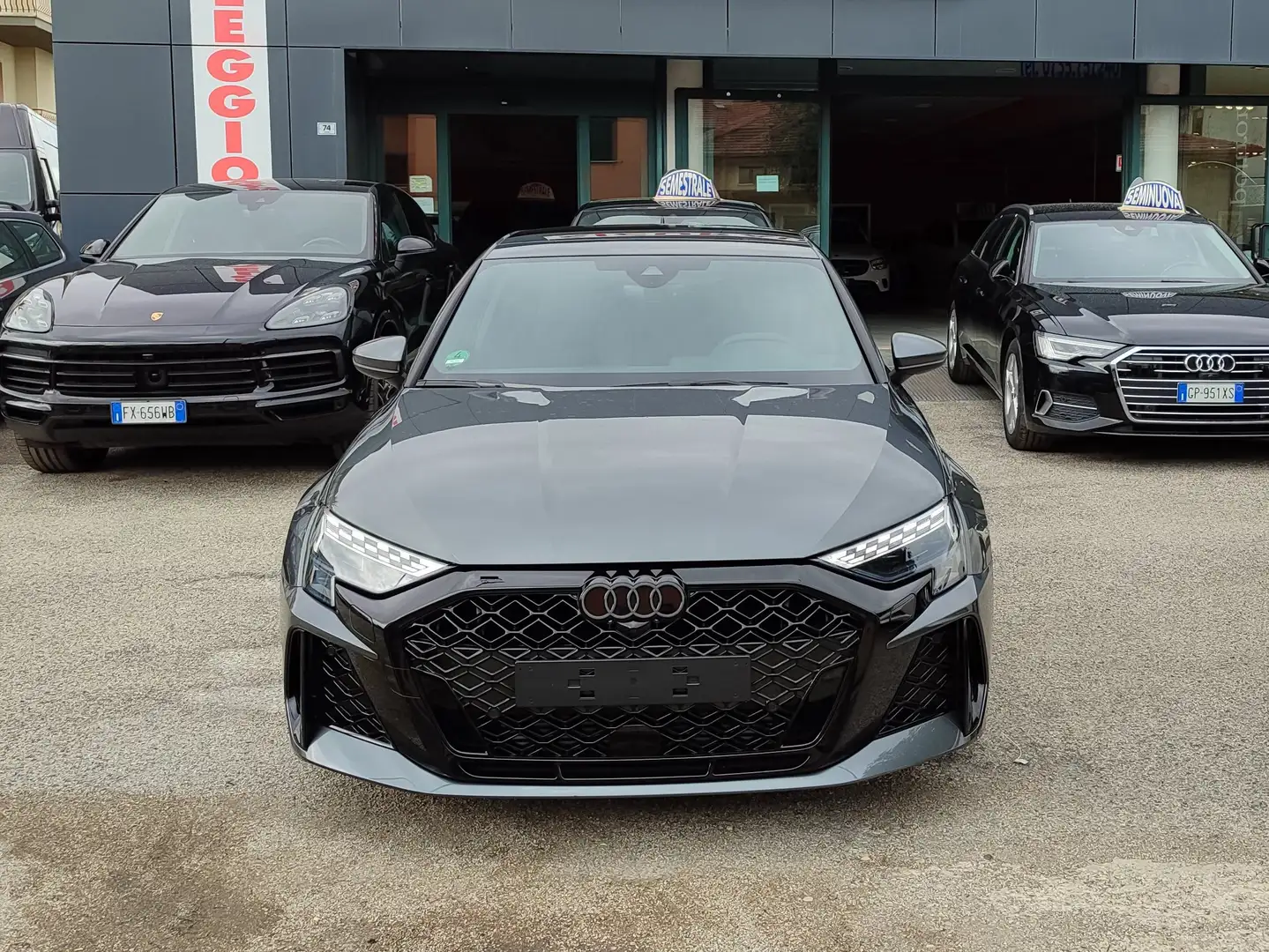 Audi RS3 Sportback 2.5 tfsi quattro s-tronic "19"PELLE"VIRT Gris - 1