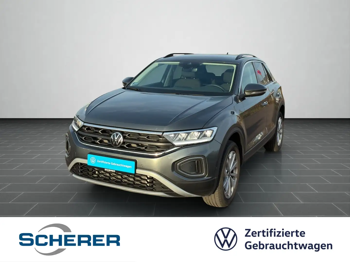 Volkswagen T-Roc LIFE 1.5 TSI DSG NAVI LED REAR VIEW PARK A Grau - 1