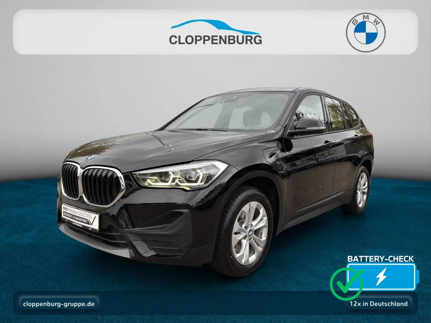 BMW X1 xDrive25e Advantage Navi+Pano+SHZ+HiFi+LED+BT Schwarz - 1