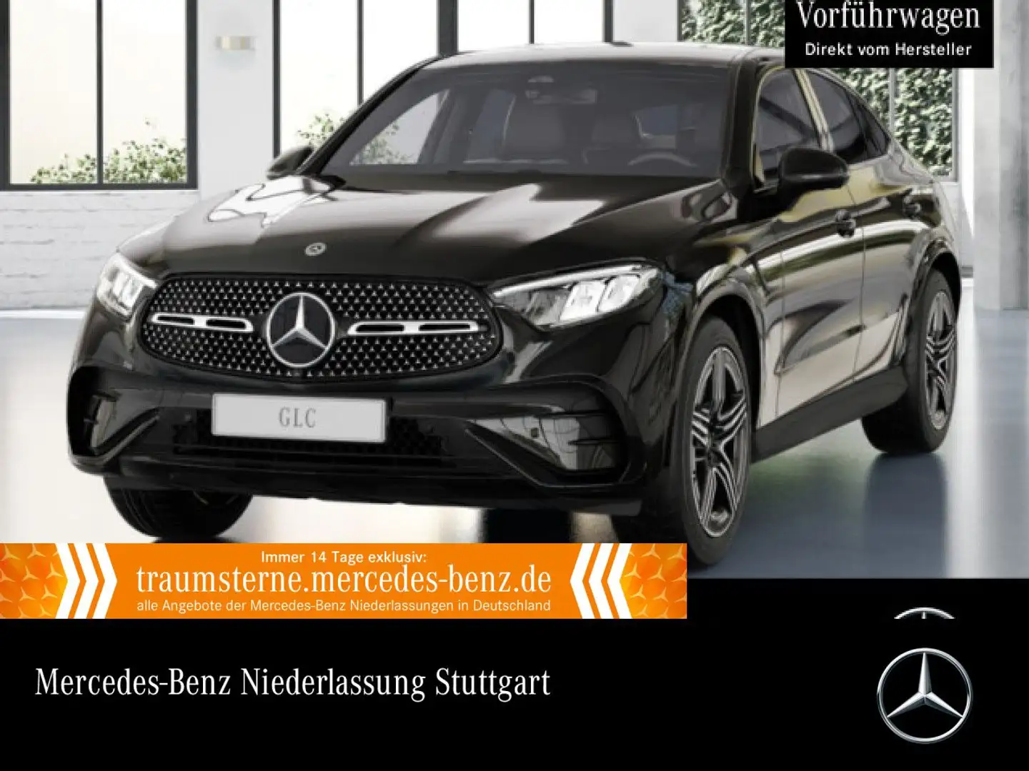 Mercedes-Benz GLC 200 4M AMG+NIGHT+360+AHK+LED+TOTW+KEYLESS+9G Schwarz - 1