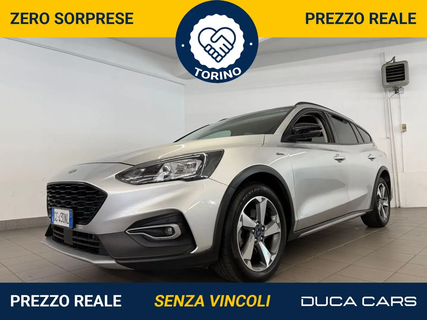 Ford Focus 1.5 EcoBlue 120 CV SW Active N1 Autocarro Grijs - 1