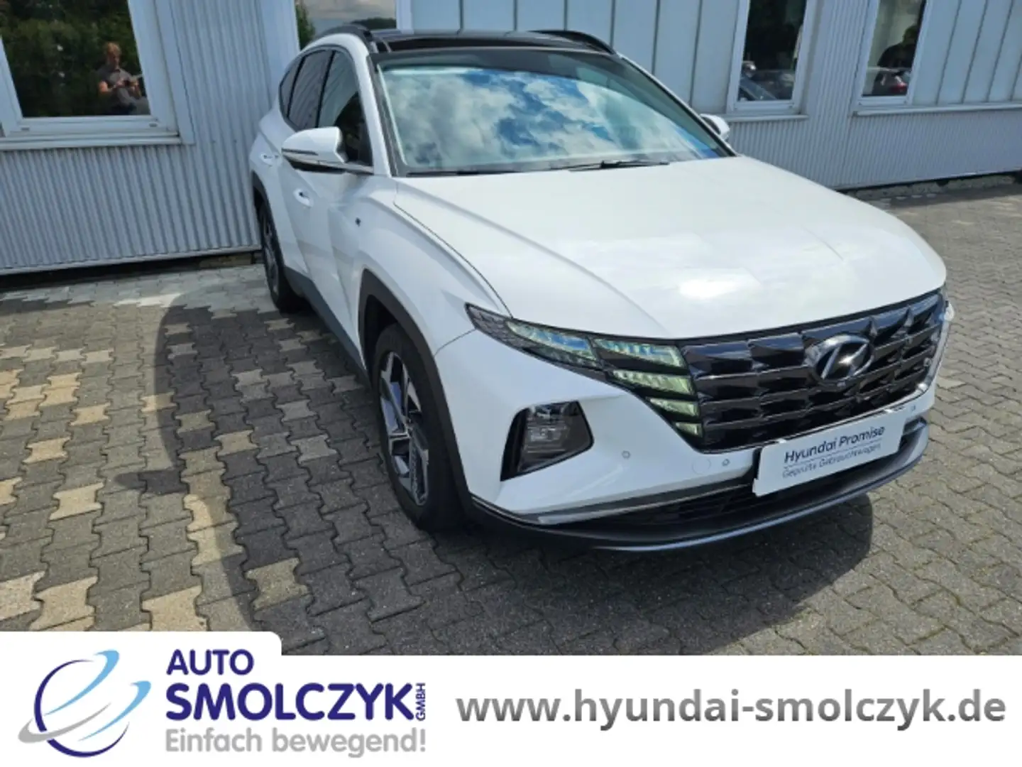 Hyundai TUCSON 1.6 T 7-DCT 4WD PREMIUM LEDER+PANOD+AHK Alb - 2