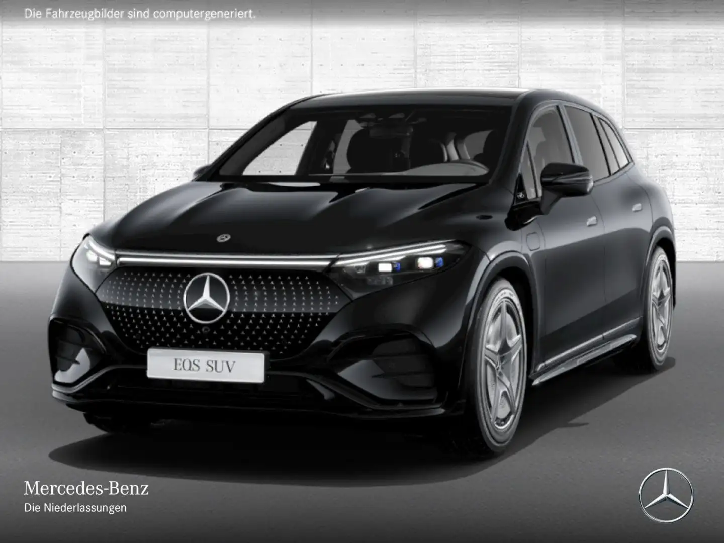Mercedes-Benz EQS SUV EQS 500 4MATIC SUV AMG Fahrass Fondent Airmat Pano Negru - 2