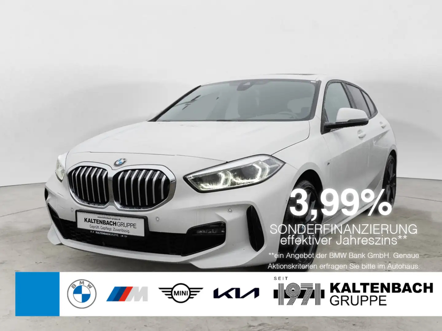 BMW 118 i M-Sport PANO LED ACC H/K NAVI KAMERA Weiß - 1