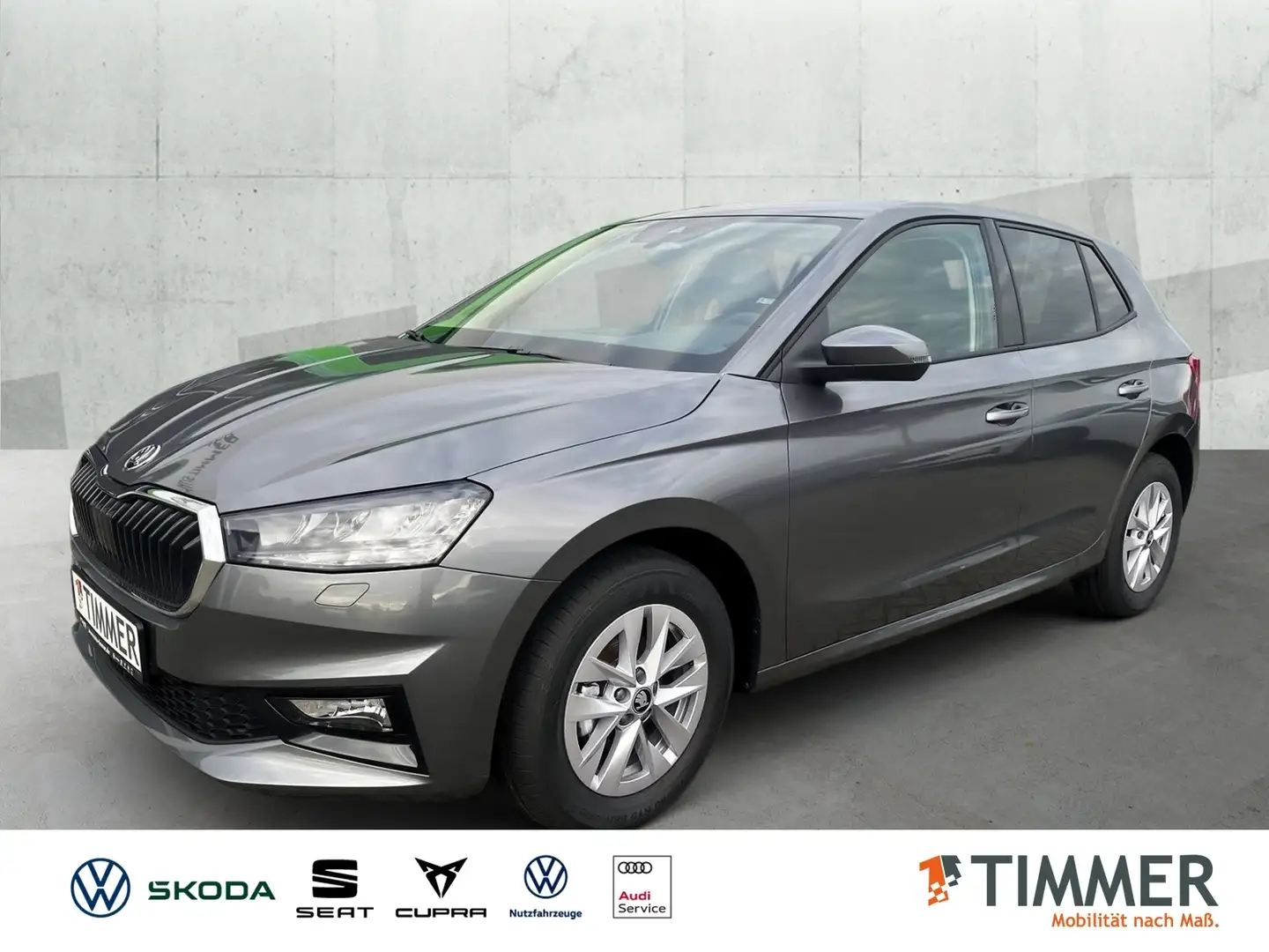 Skoda Fabia 1,0 TSI Essence 15"ALU*SH*TRANSPORT*SUNSET Gris - 1