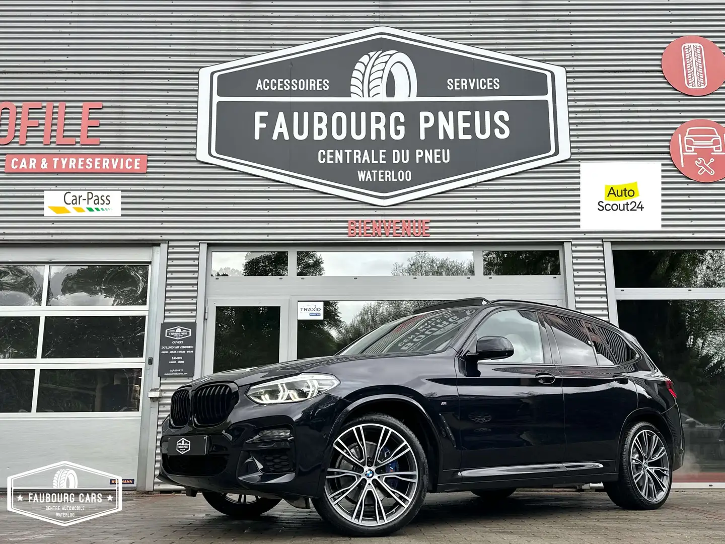 BMW X3 M *M40-D*HISTORI-BMW-100%*HARMAN/KARDON*PANORAMIQUE* Noir - 1