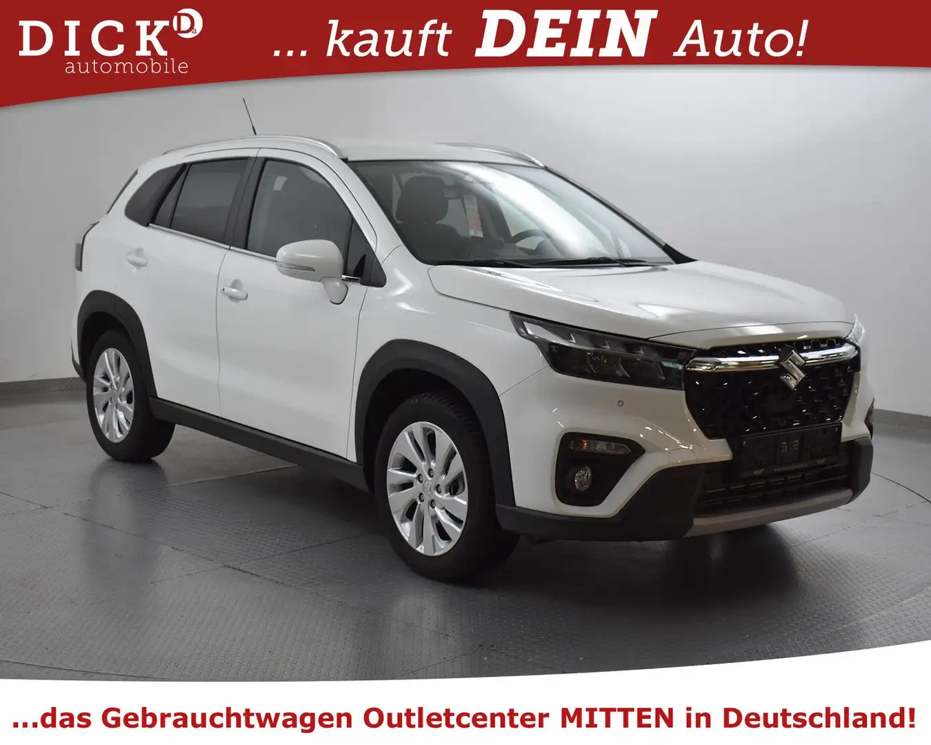 Suzuki SX4 S-Cross 1.4 Comfor NAV+KAM+LED+SHZ+ACC+KEYGO Blanc - 1