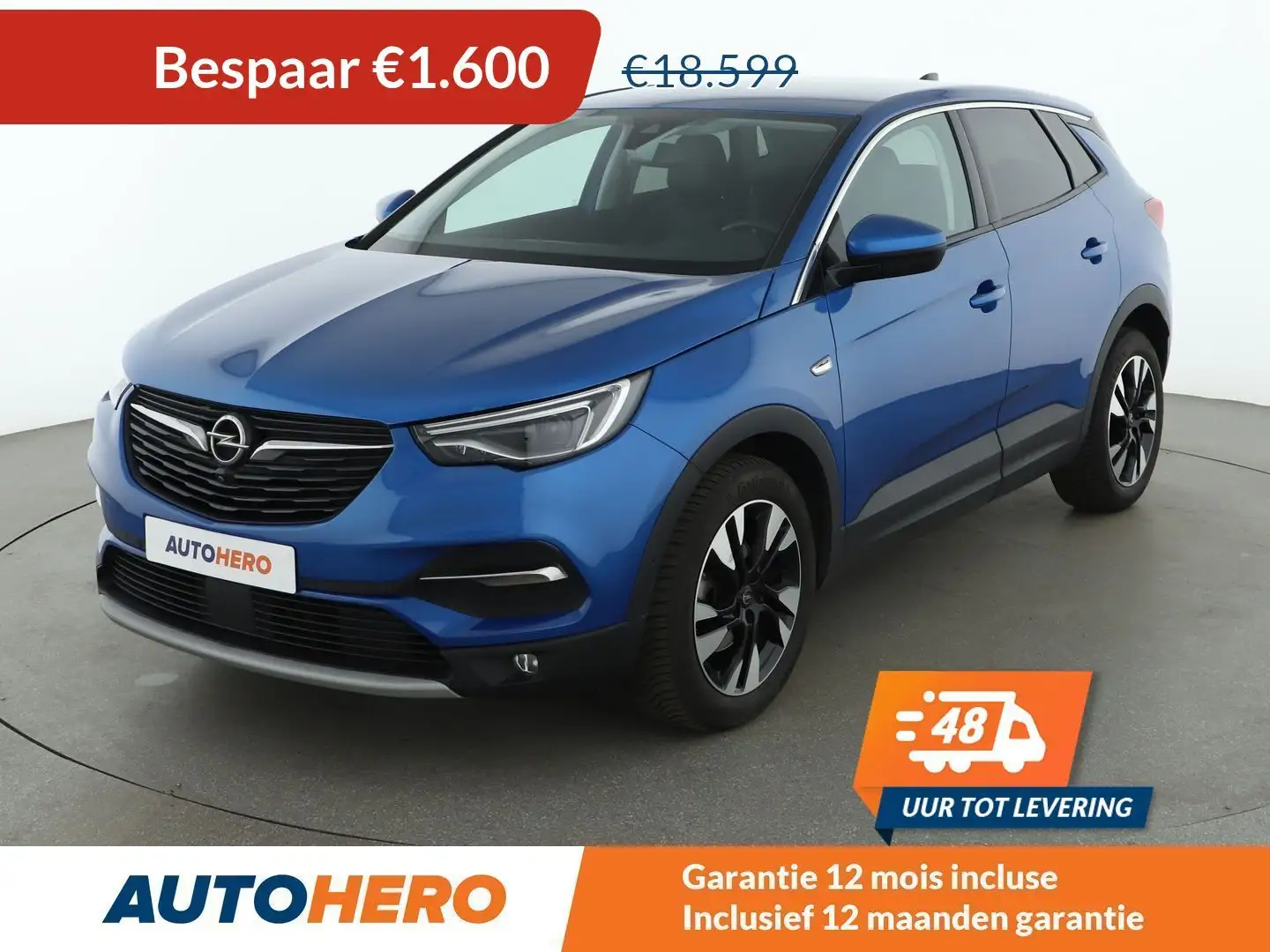Opel Grandland X 1.6 Turbo Business INNOVATION Blauw - 1