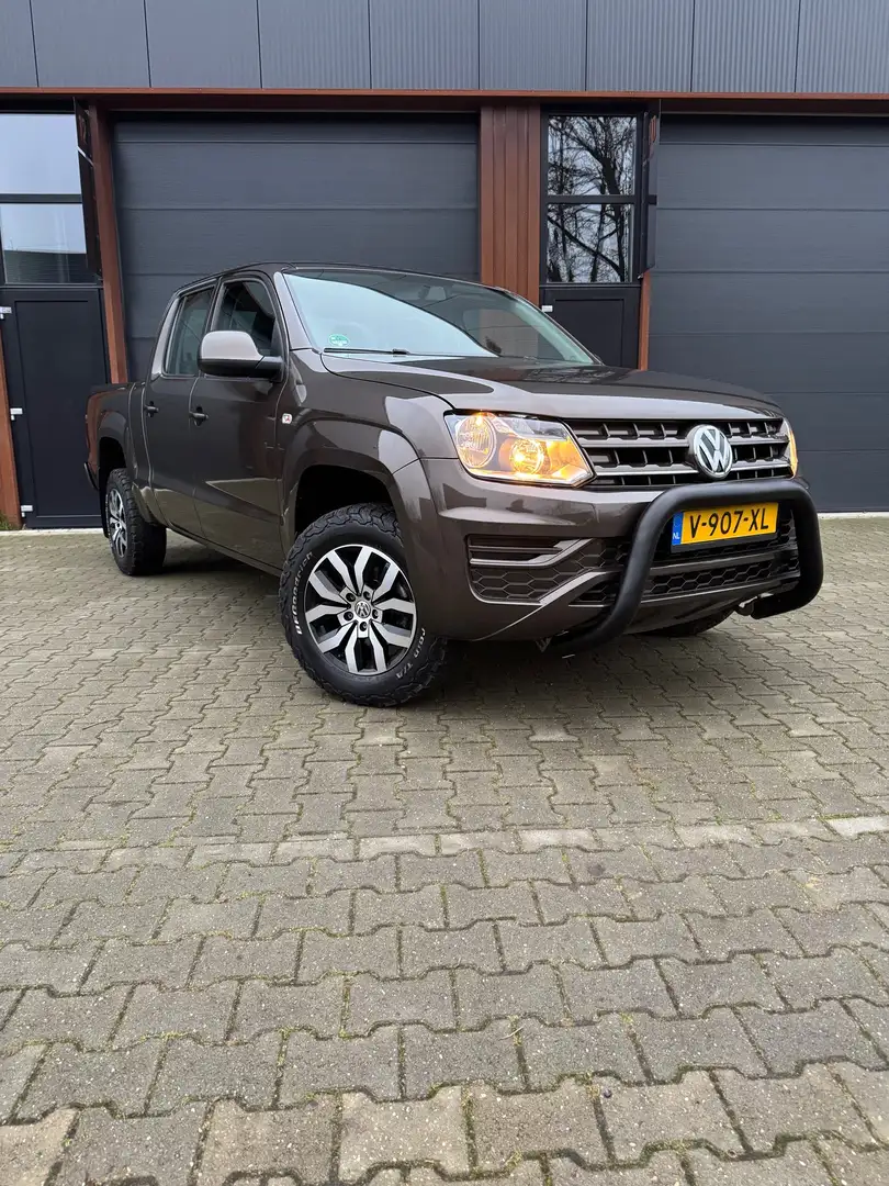 Volkswagen Amarok 3.0 TDI 4MOTION Lang Trendline - 5 Pers - incl BTW Bruin - 1