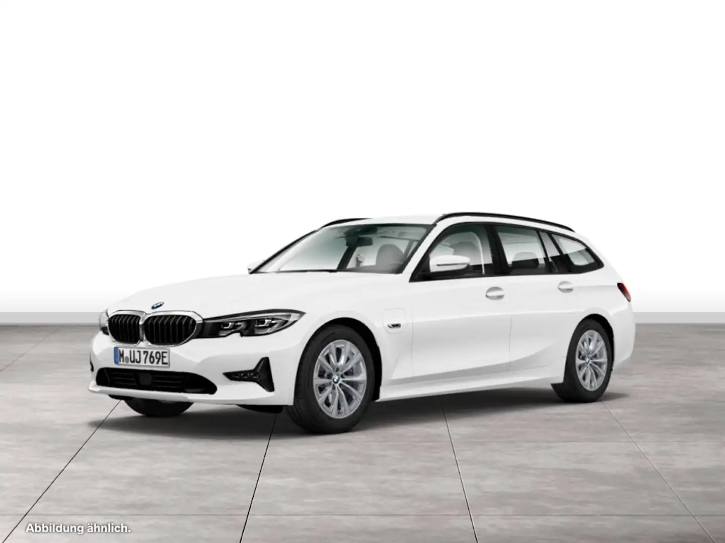 BMW 320 e Touring Aut. Advantage Weiß - 1