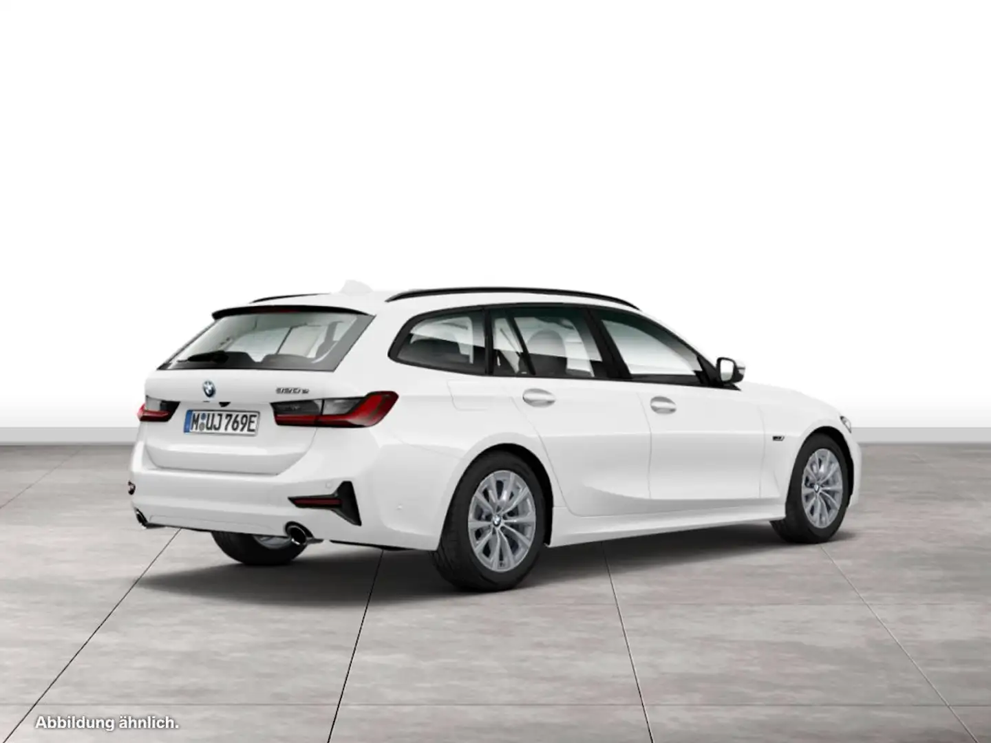 BMW 320 e Touring Aut. Advantage Weiß - 2