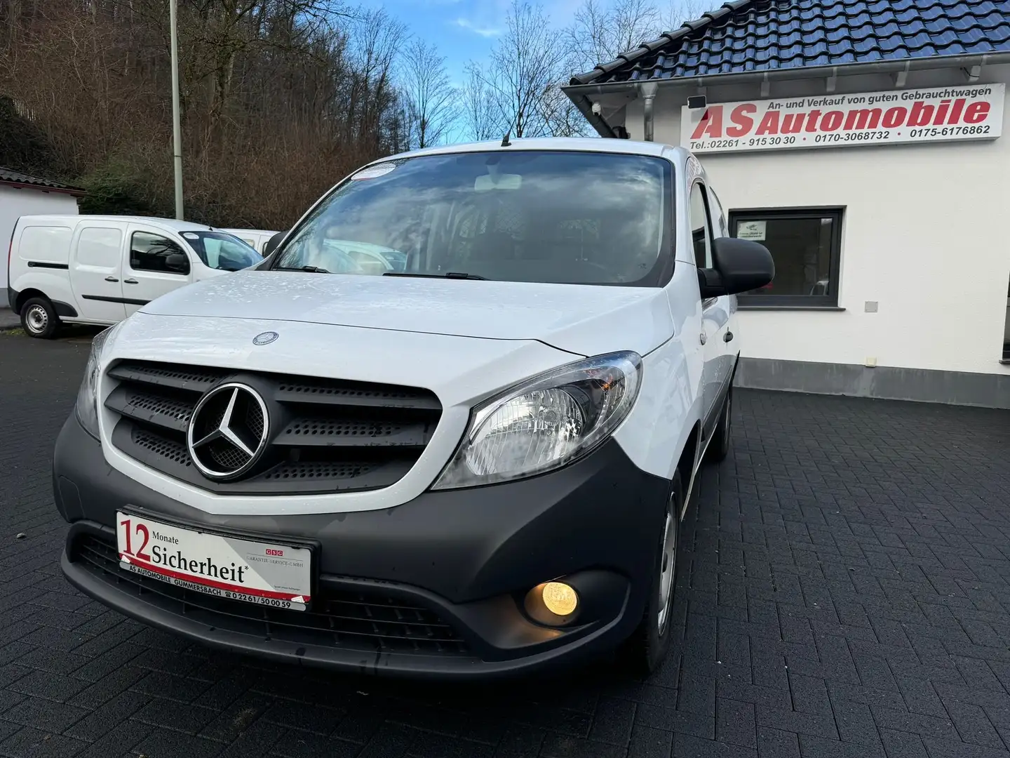 Mercedes-Benz Citan 109 CDI lang+1.HAND+KLIMA+PDC+SCHIEBETÜR+EURO 6 Weiß - 2