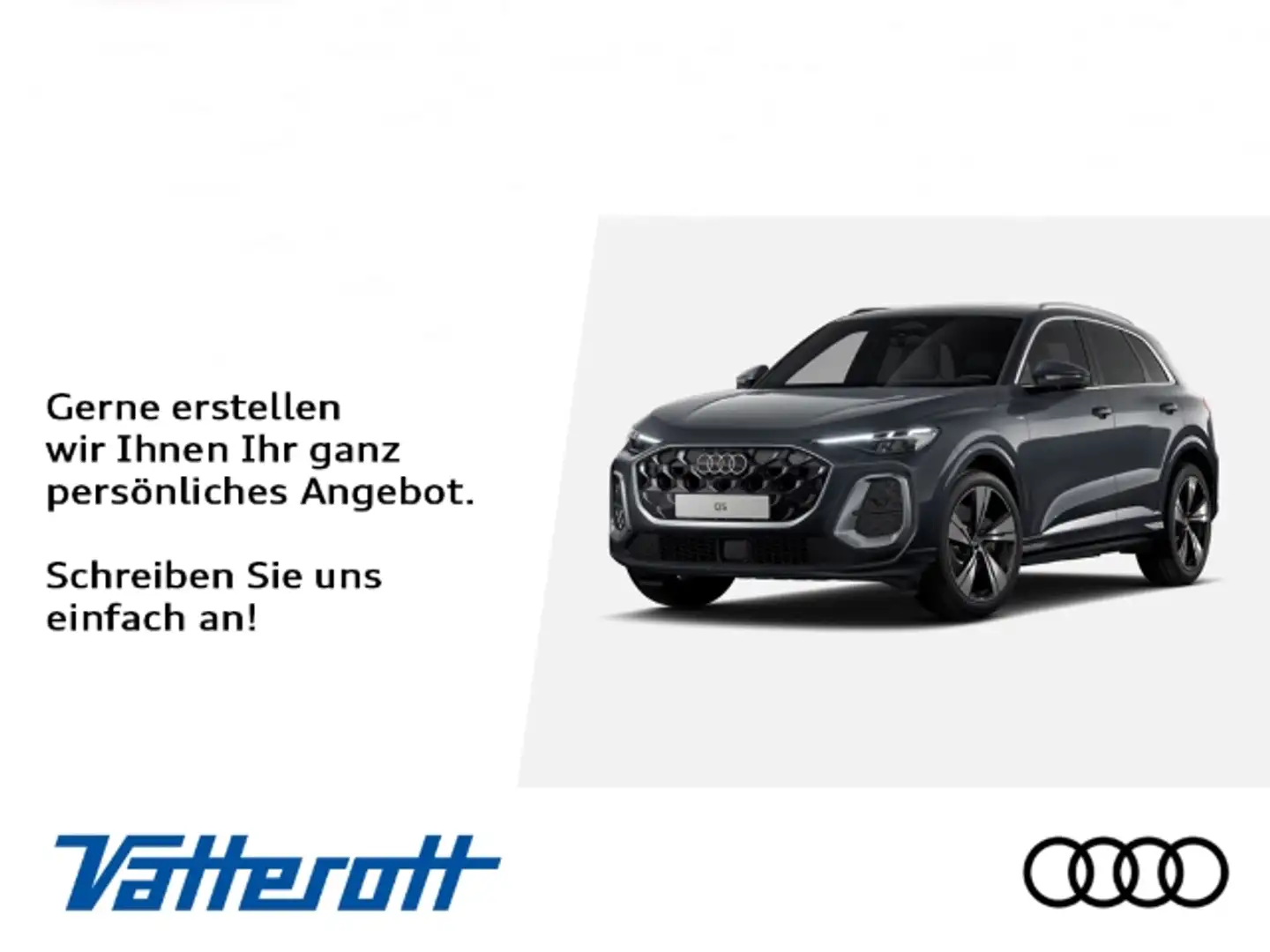 Audi Q5 SUV TDI S line AHK HUD Navi CarPlay Grau - 1