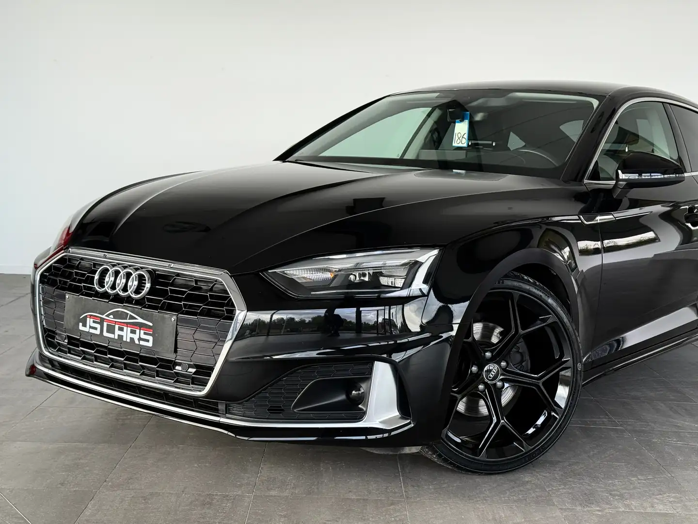 Audi A5 SPORTBACK2.0TDi SPORT-1ERPRO-GPS-CUIR-JANTES20-PDC Noir - 2