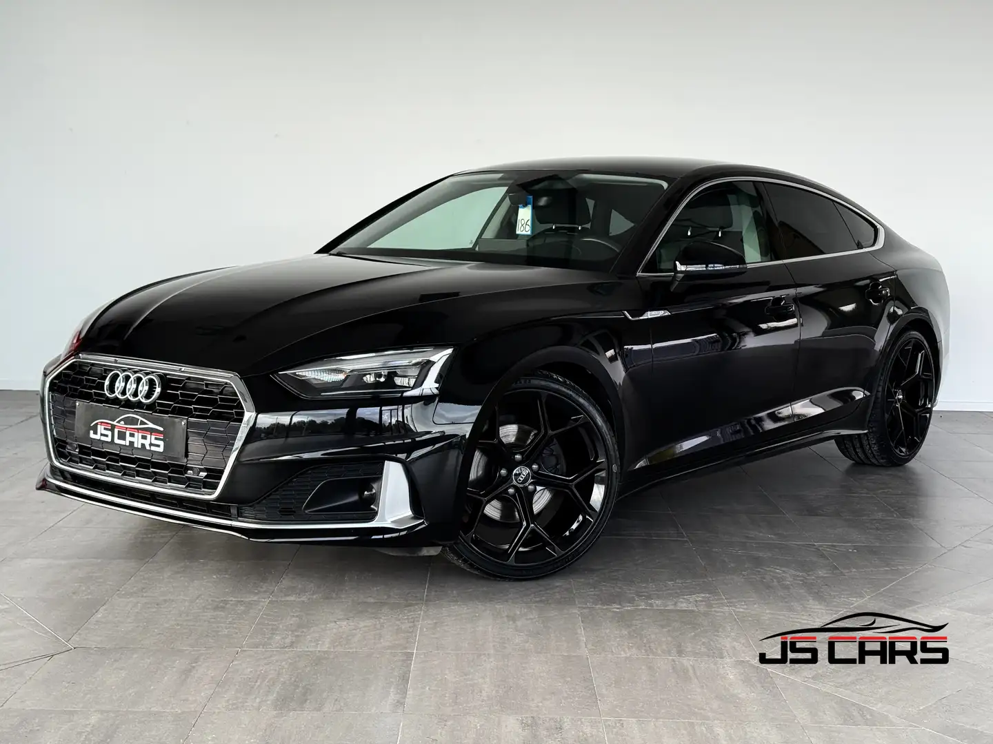 Audi A5 SPORTBACK2.0TDi SPORT-1ERPRO-GPS-CUIR-JANTES20-PDC Noir - 1